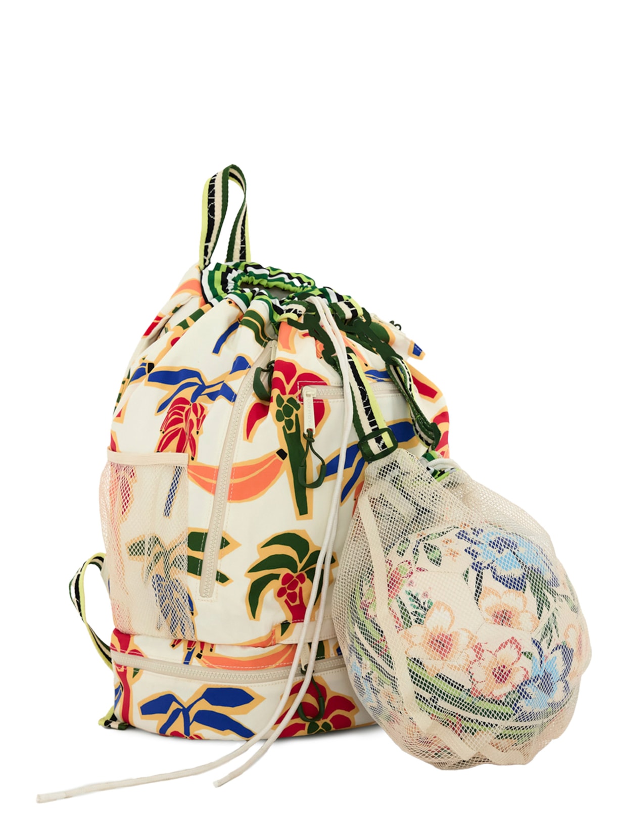 Mochila Feminina Altinha Coqueiro De Banana Branco Farm Etc