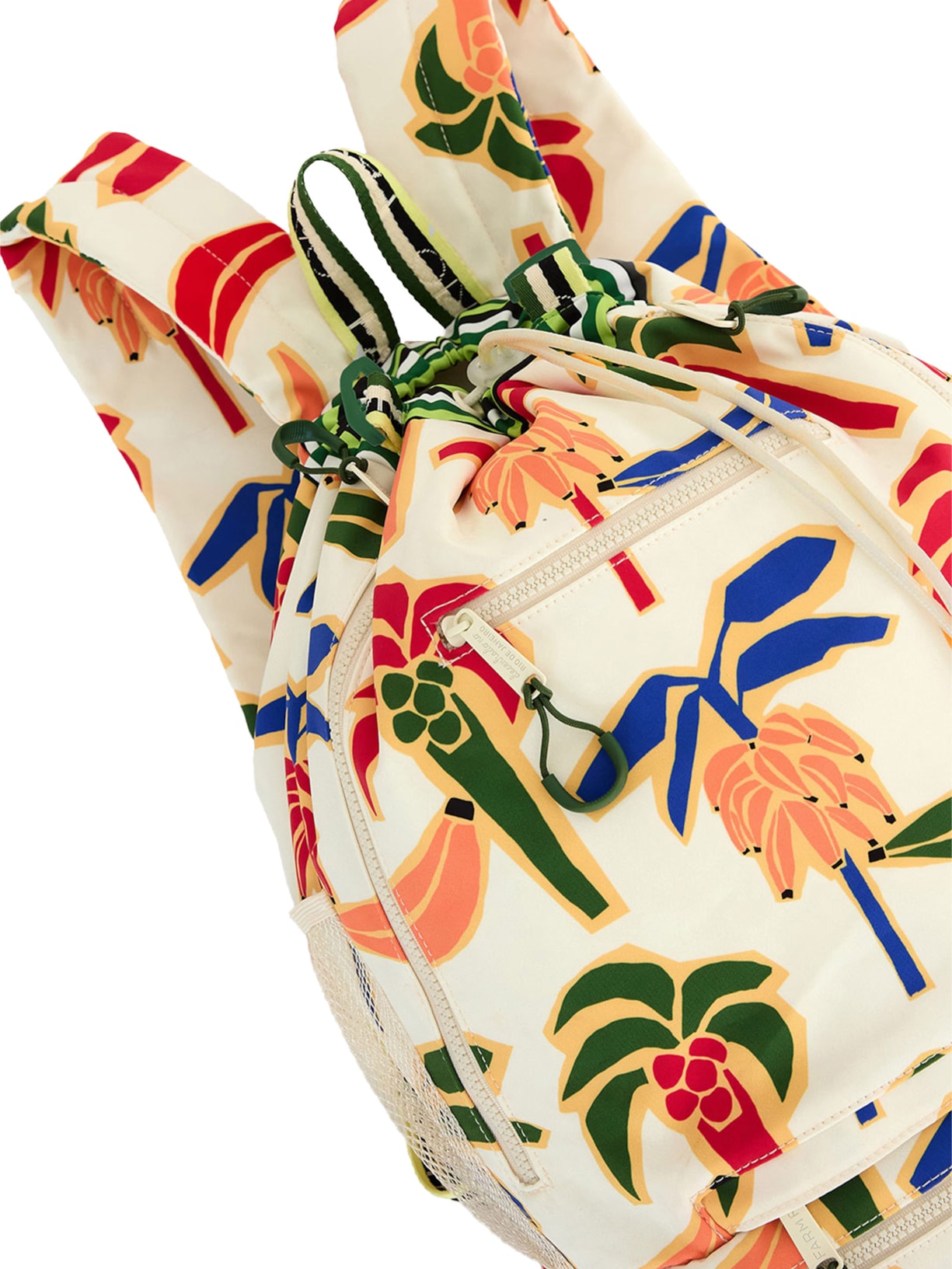 Mochila Feminina Altinha Coqueiro De Banana Branco Farm Etc