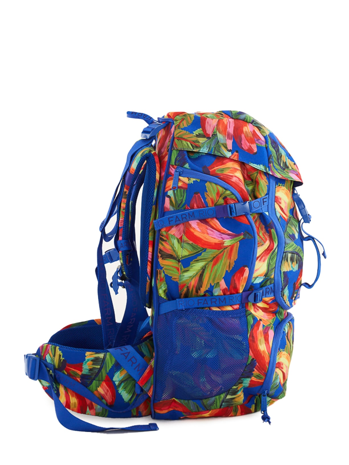 Mochila Feminina Banana Mix Azul Farm Etc