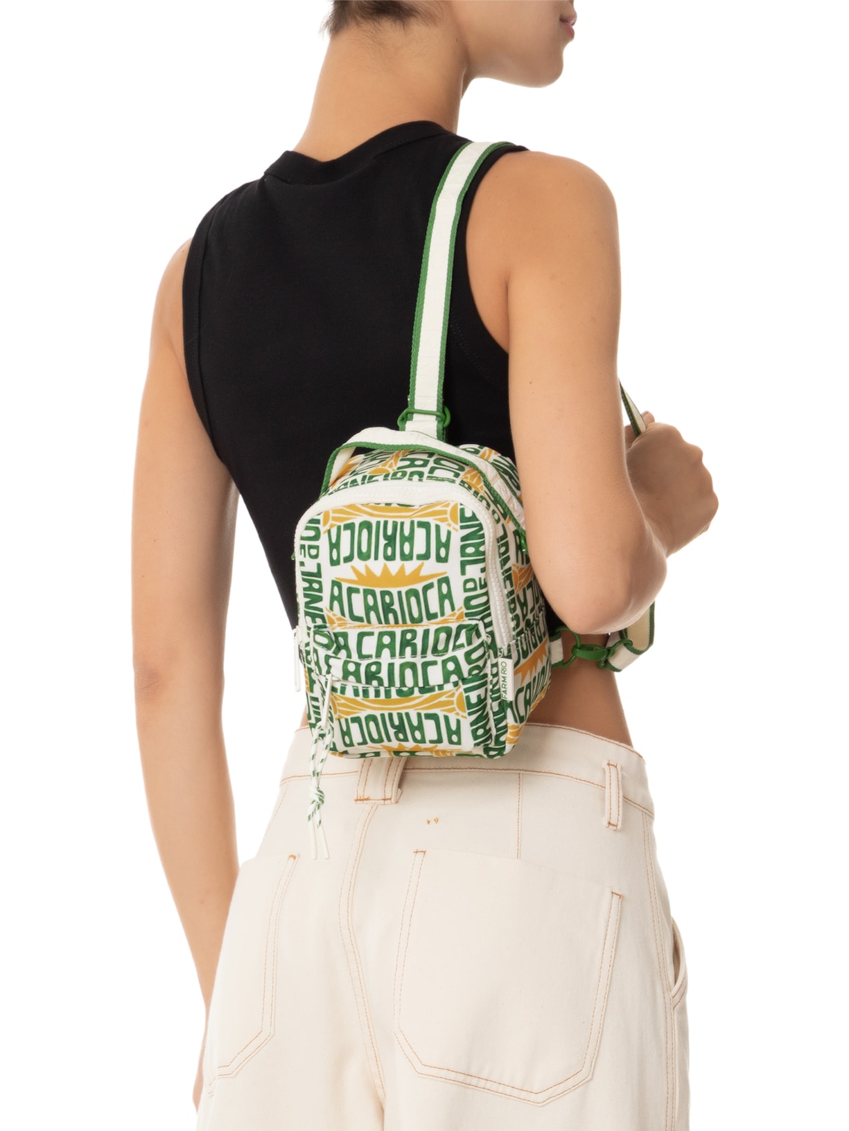 Mochila Feminina Borogodó A Carioca Verde Farm Etc