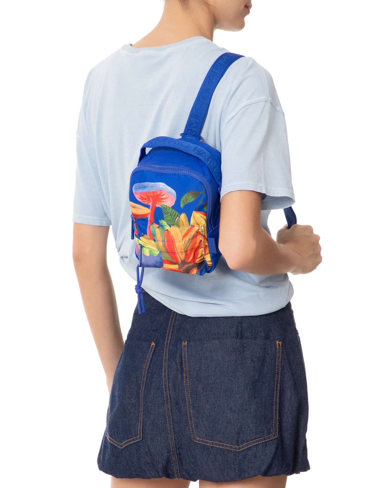 Mochila Feminina Borogodó Arco-Irís Da Terra Azul Farm Etc