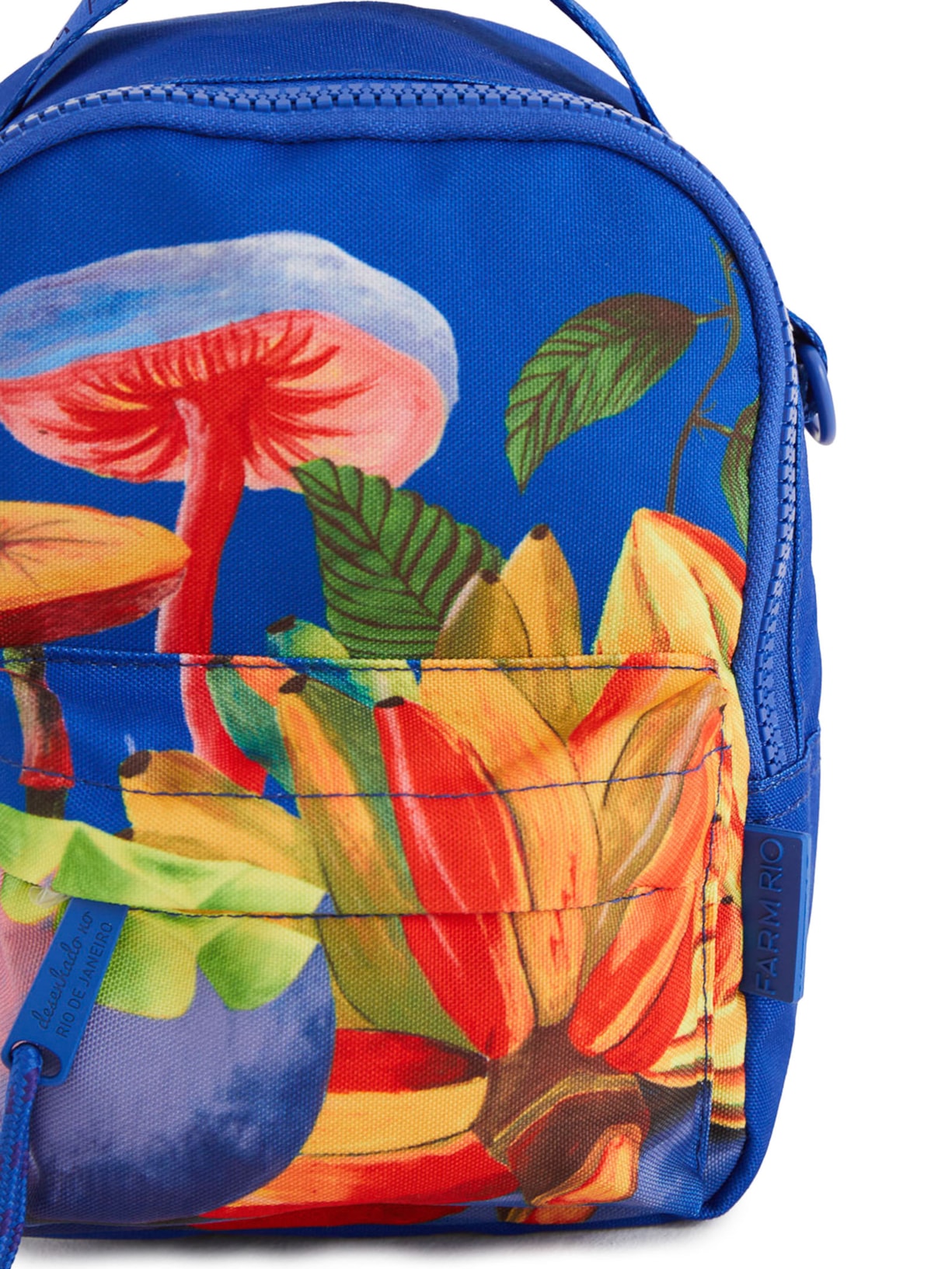 Mochila Feminina Borogodó Arco-Irís Da Terra Azul Farm Etc