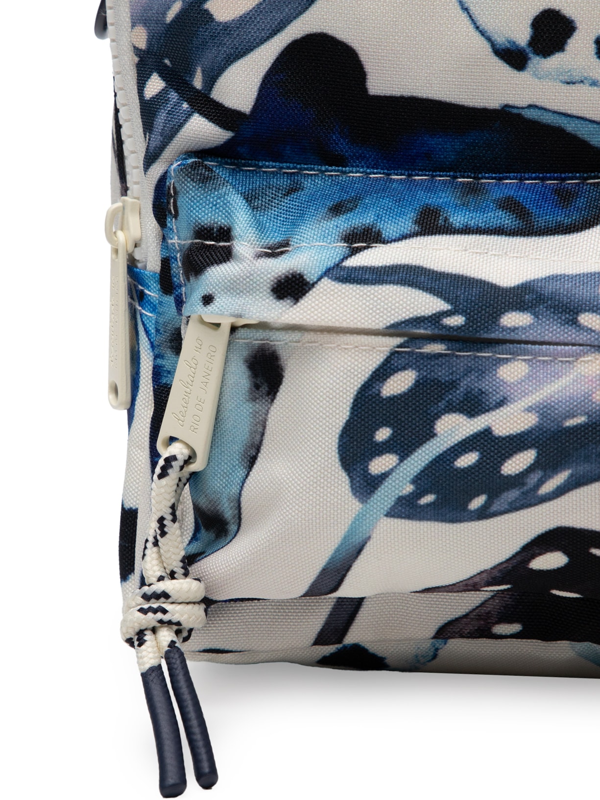 Mochila Feminina Borogodó Arraia Poá Azul Farm Etc