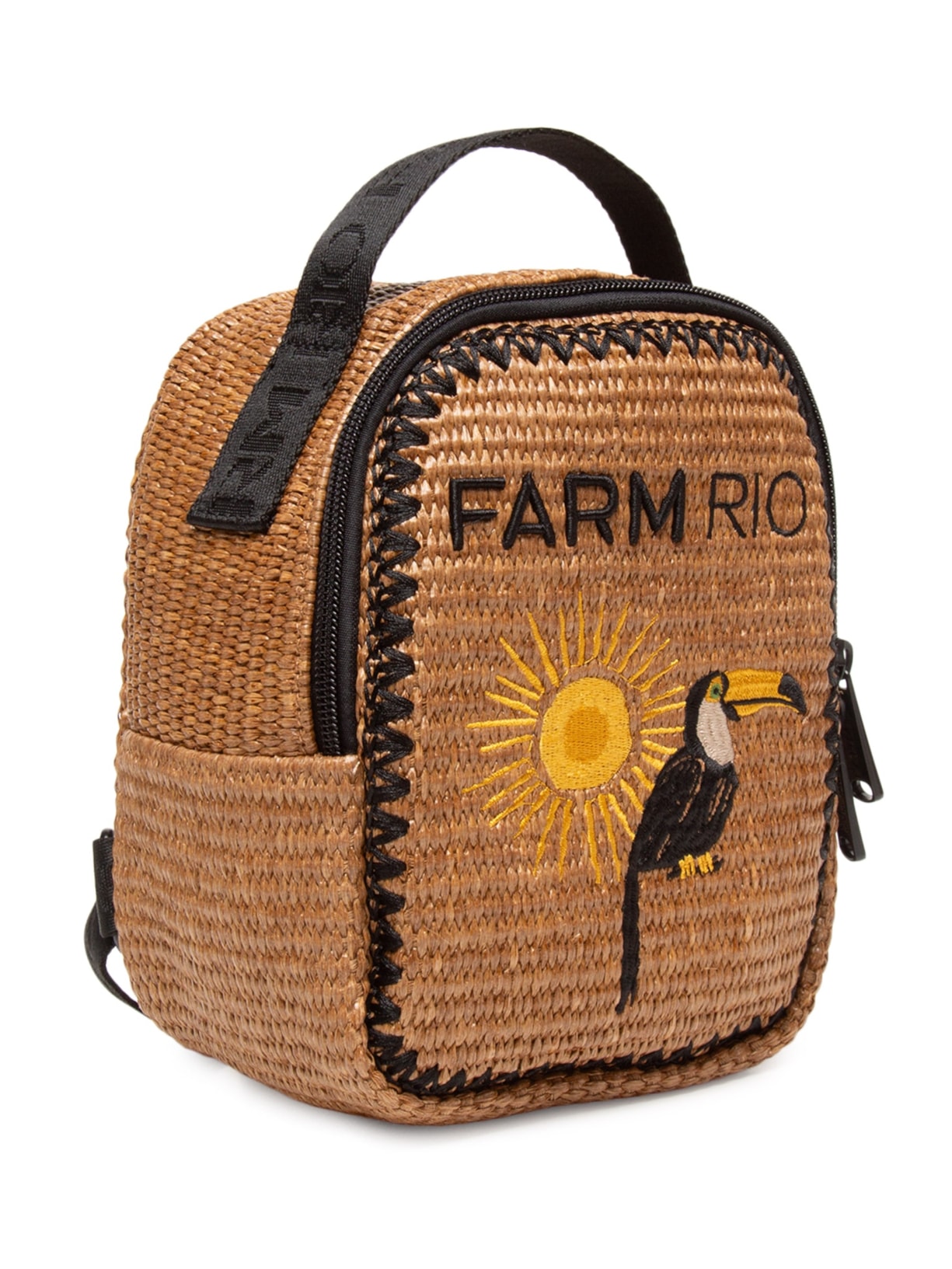 Mochila Feminina Borogodó Artesanal Bege Farm Etc