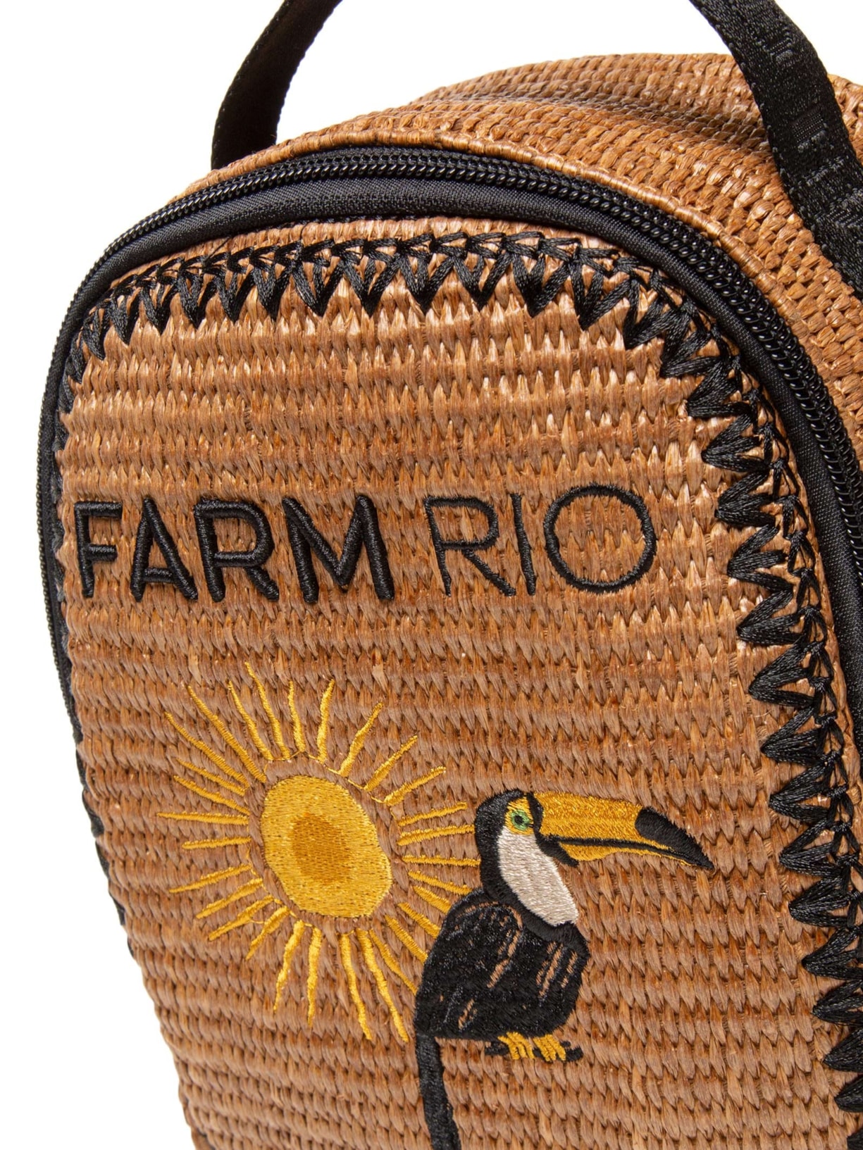 Mochila Feminina Borogodó Artesanal Bege Farm Etc