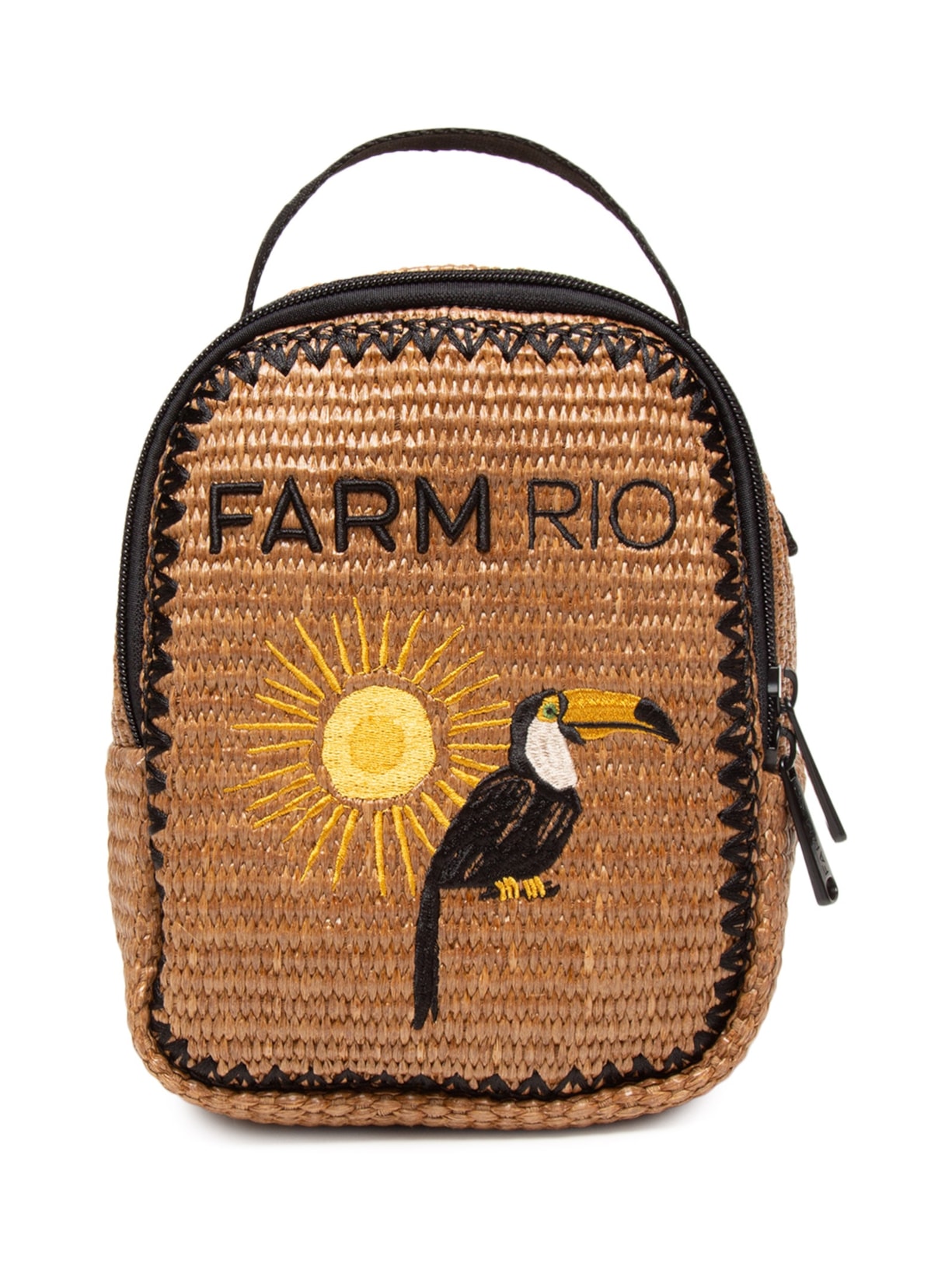 Mochila Feminina Borogodó Artesanal Bege Farm Etc