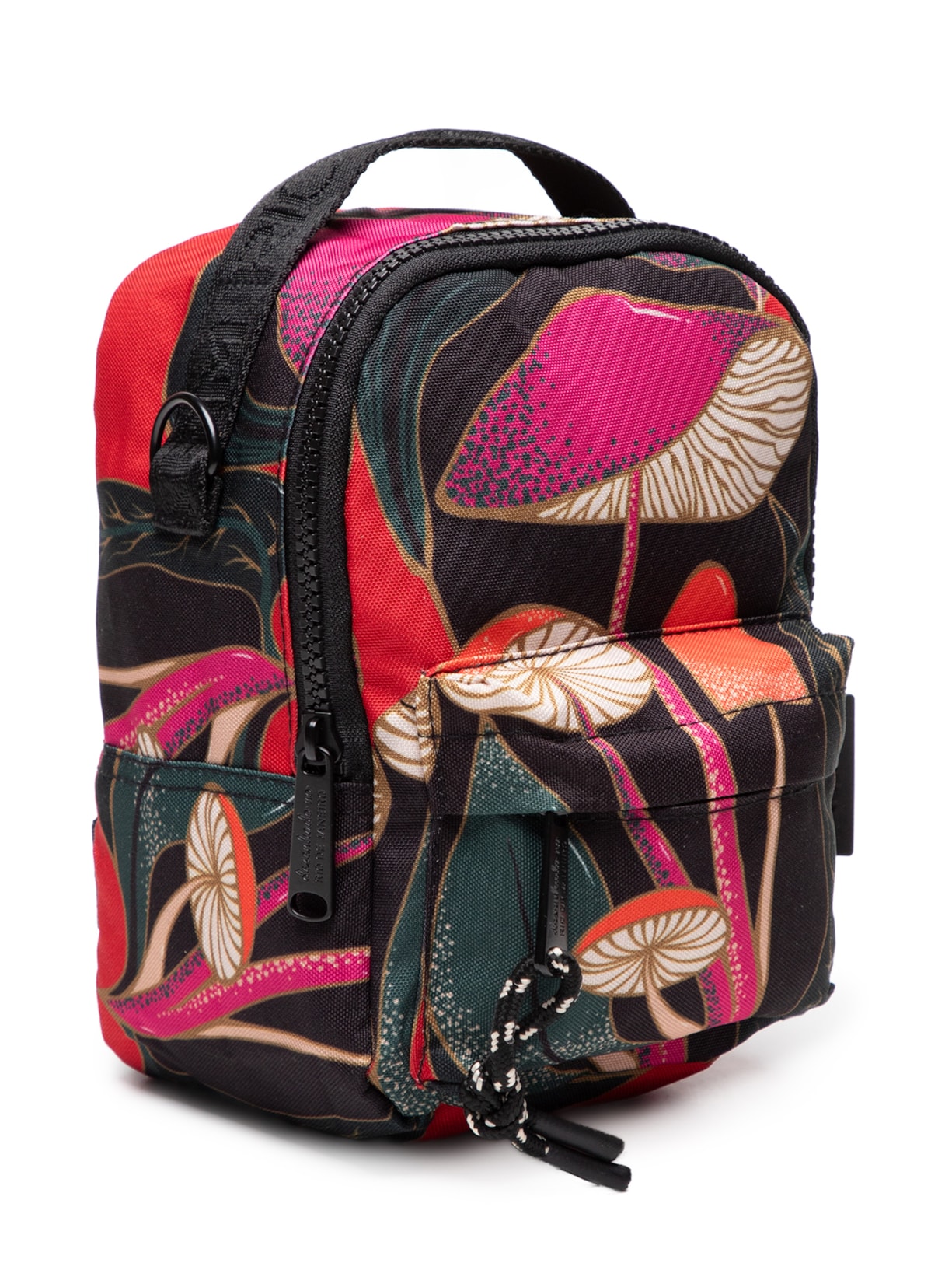 Mochila Feminina Borogodó Cogumelo Silvestre Preto Farm Etc