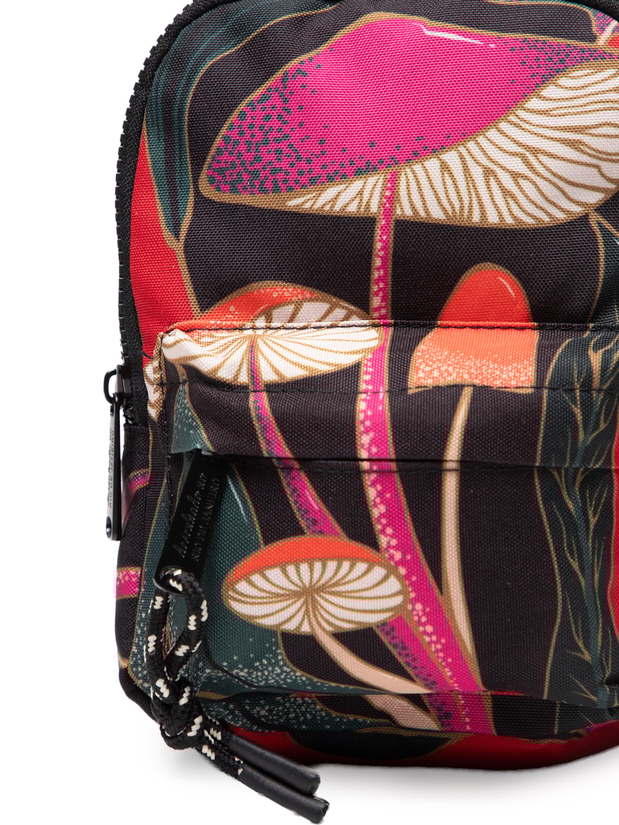 Mochila Feminina Borogodó Cogumelo Silvestre Preto Farm Etc