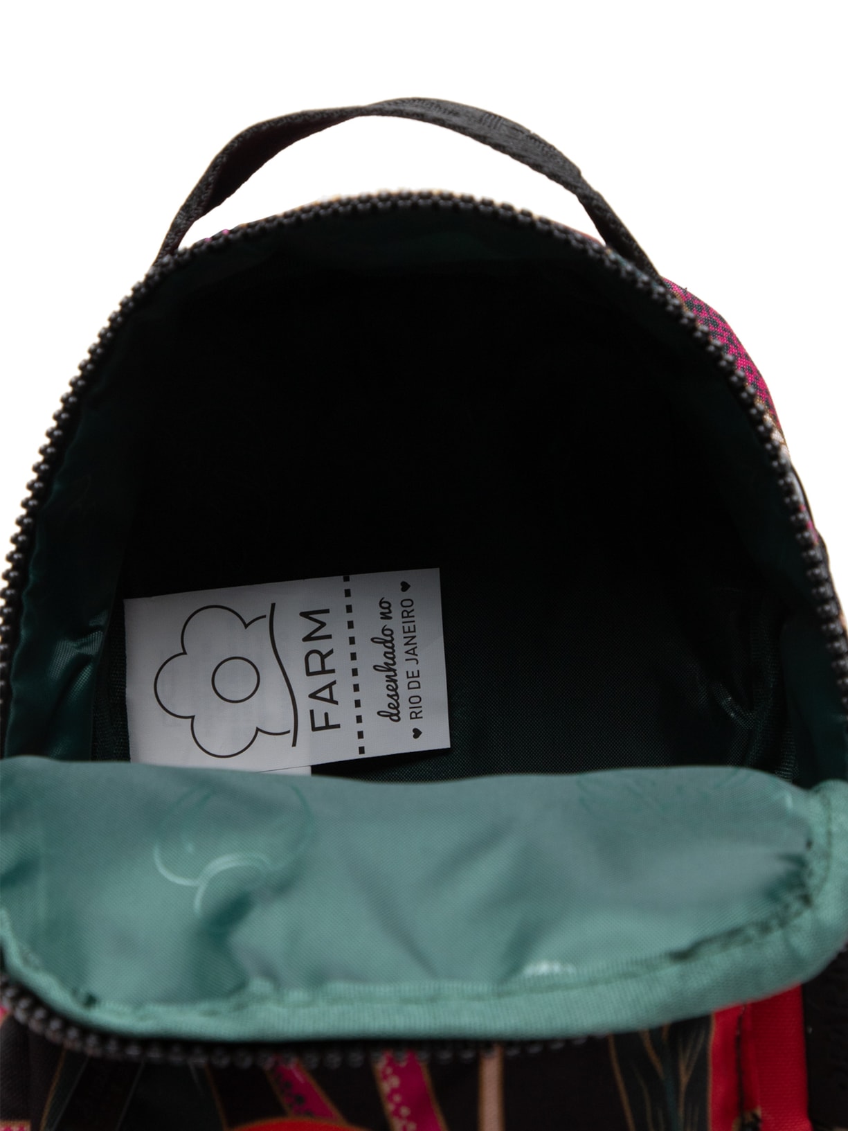 Mochila Feminina Borogodó Cogumelo Silvestre Preto Farm Etc