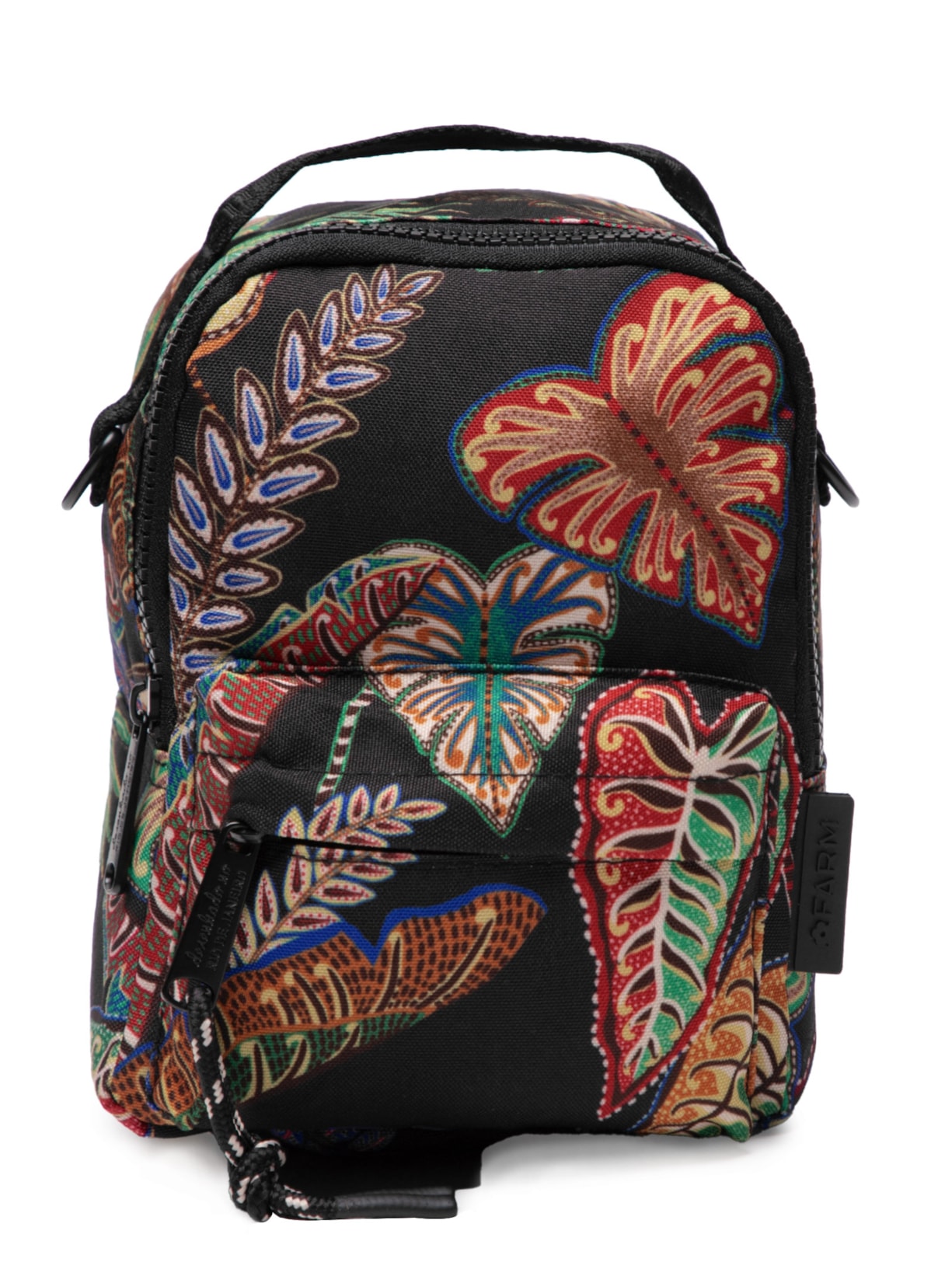 Mochila Feminina Borogodó Folhagem Cool - Preto