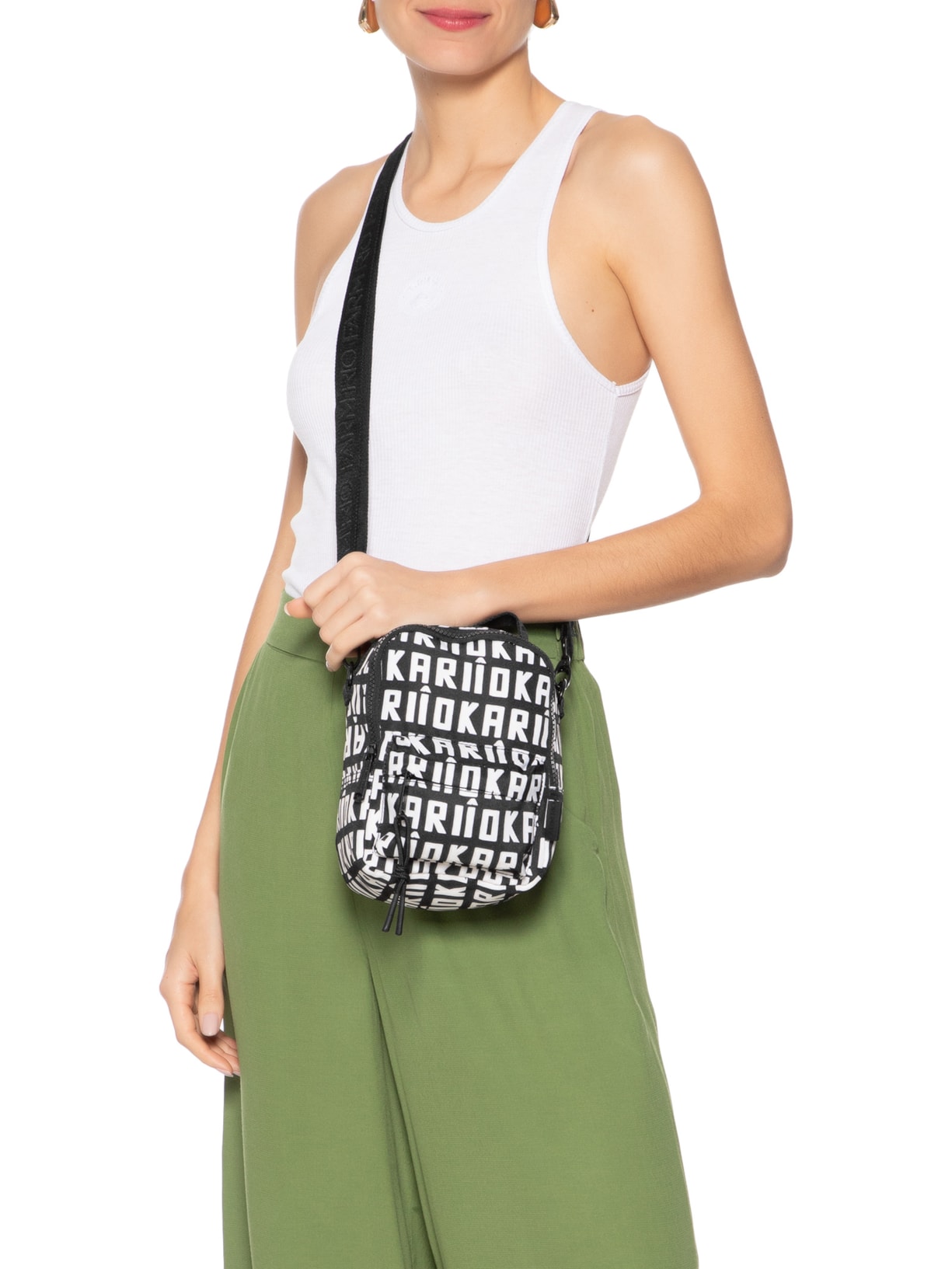 Mochila Feminina Borogodó Karioka Preto Farm Etc