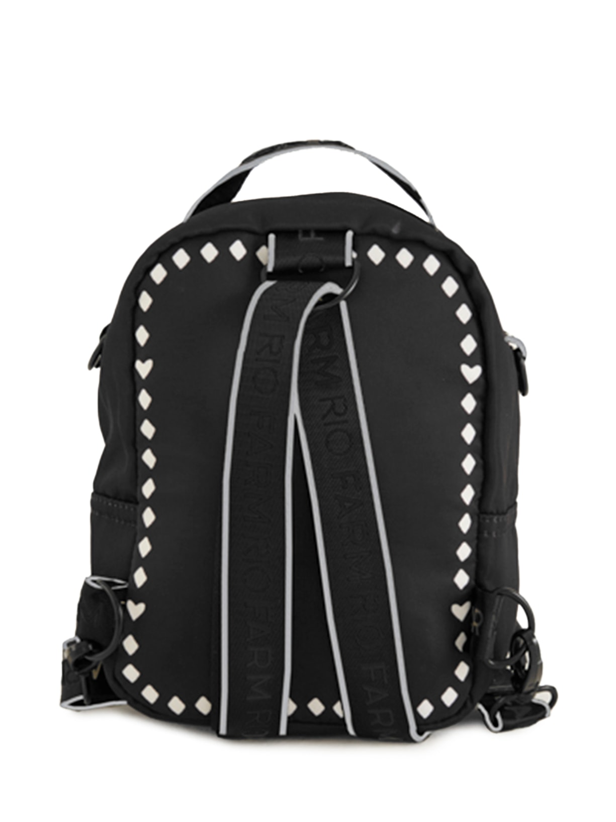 Mochila Feminina Borogodó Lenço Dia E Noite Preto Farm Etc