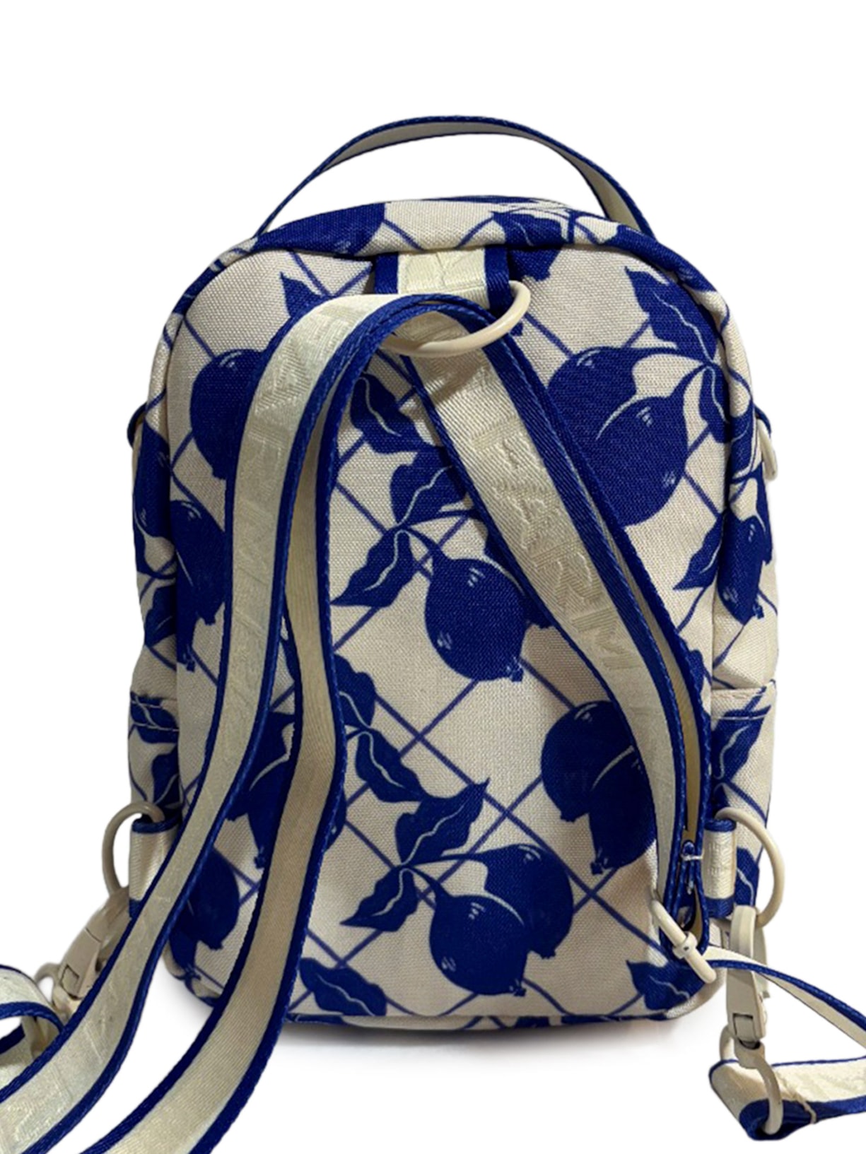 Mochila Feminina Borogodó Limão Gráfico Azul Farm Etc