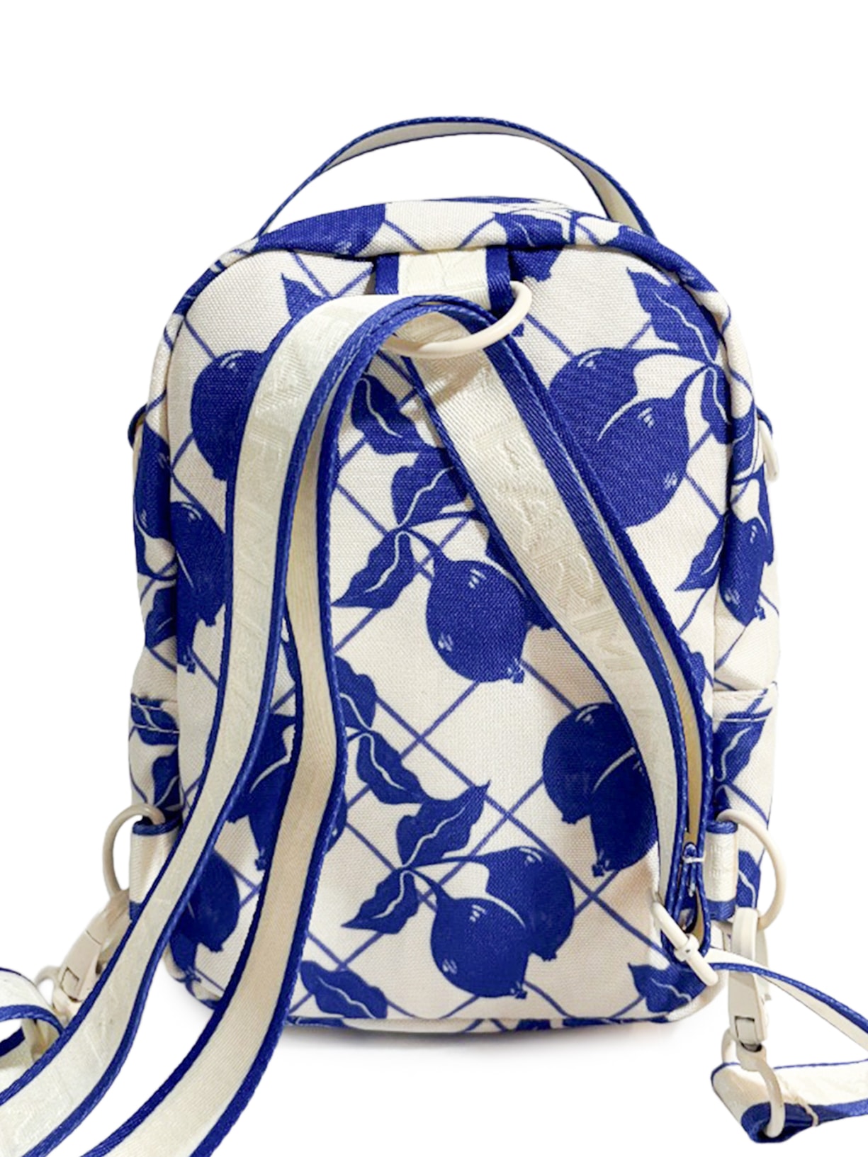 Mochila Feminina Borogodó Limão Gráfico Azul Farm Etc