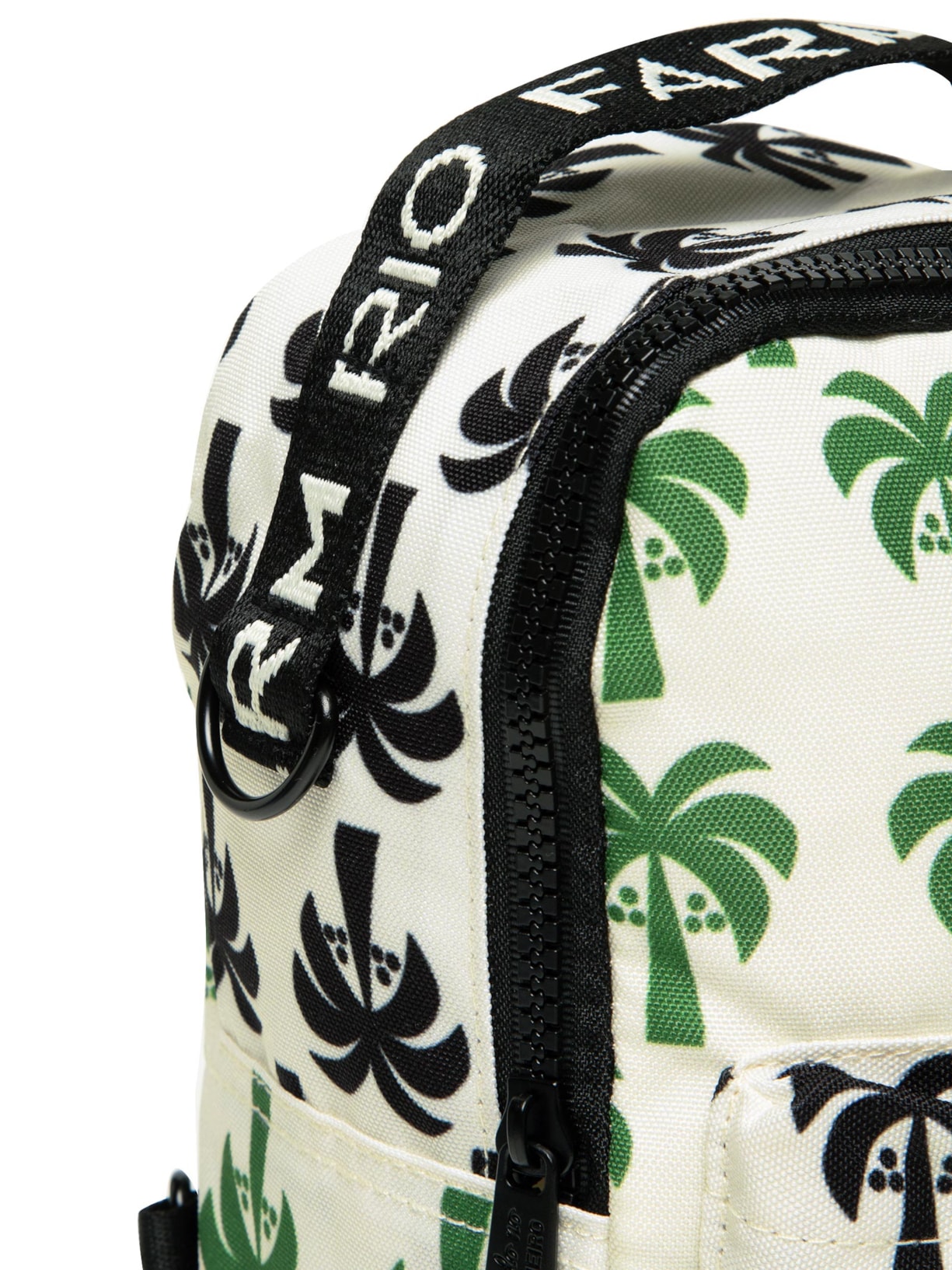 Mochila Feminina Borogodó Mix Coqueiro Gráficos Preto Farm Etc