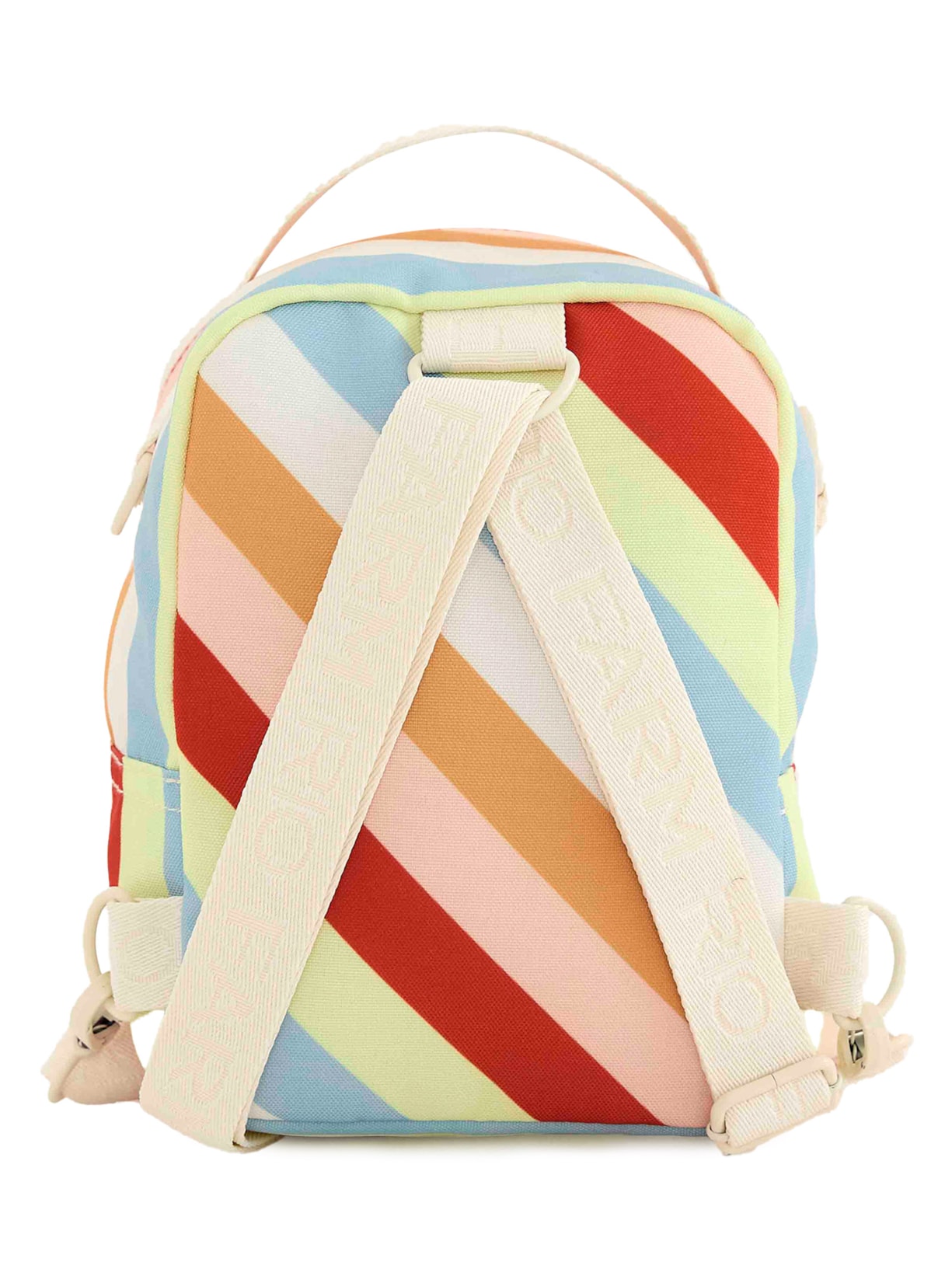 Mochila Feminina Borogodó Rio Tipografia Silk Branco Farm Etc