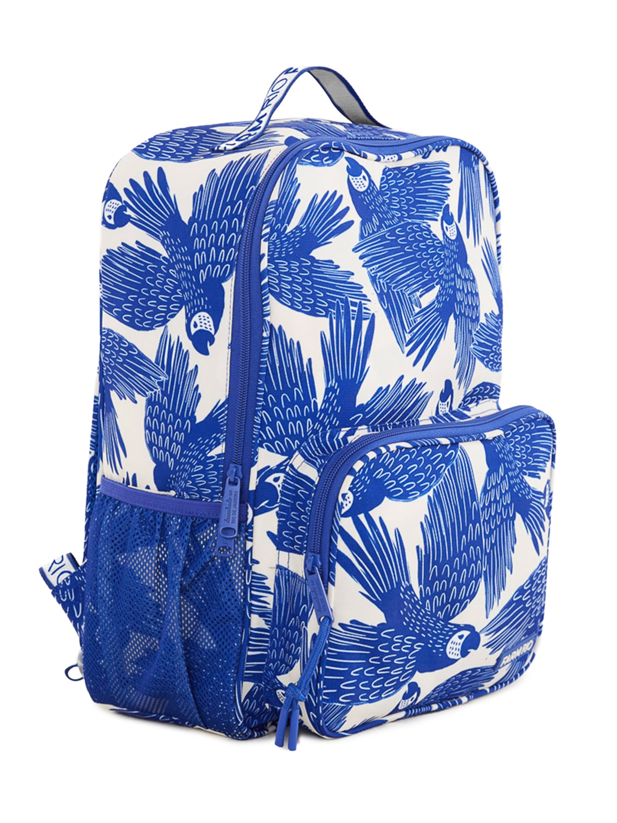 Mochila Feminina Carioca Destino Tropical Azul Farm Etc