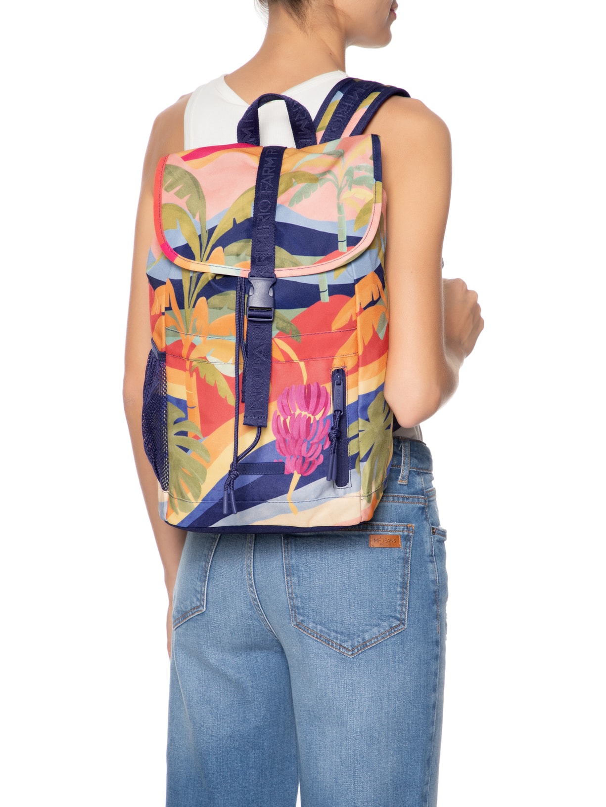 Mochila Feminina Coisa Nossa Brasil De Cor Rosa Farm Etc