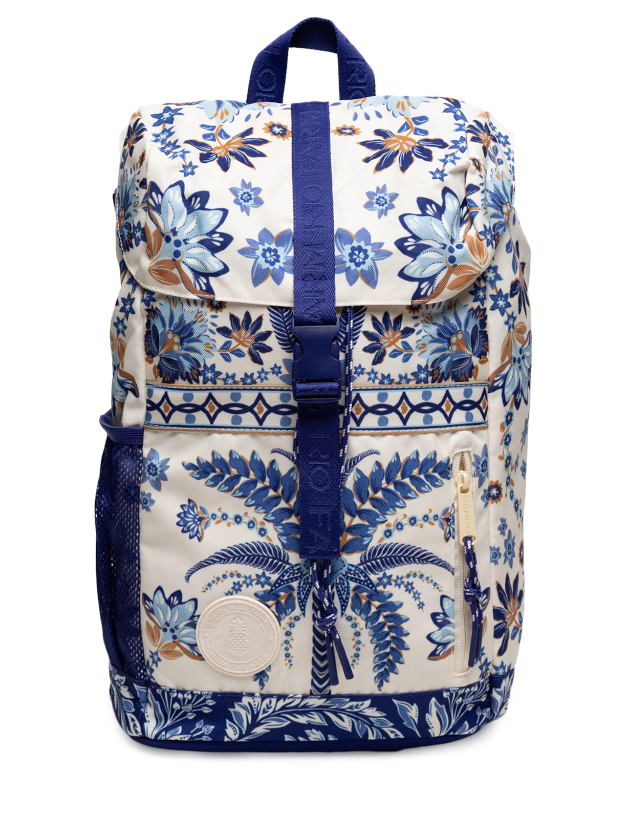Mochila Feminina Coisa Nossa Encanto Tropical - Azul