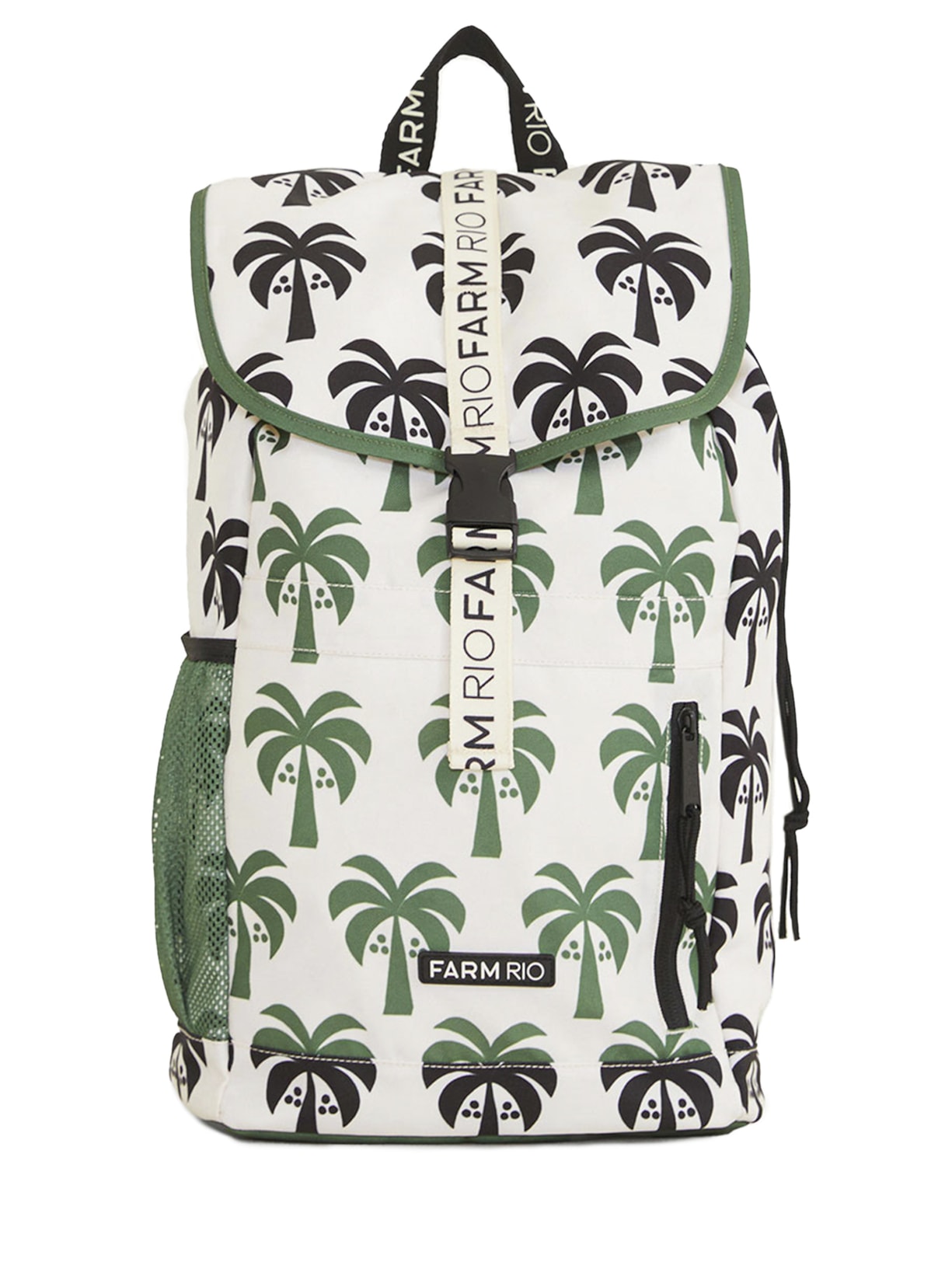 Mochila Feminina Coisa Nossa Mix Coqueiro Gráfico Branco Farm Etc