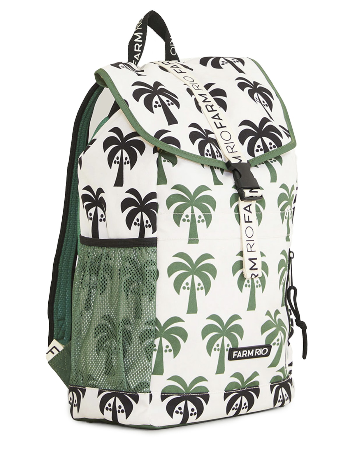 Mochila Feminina Coisa Nossa Mix Coqueiro Gráfico Branco Farm Etc