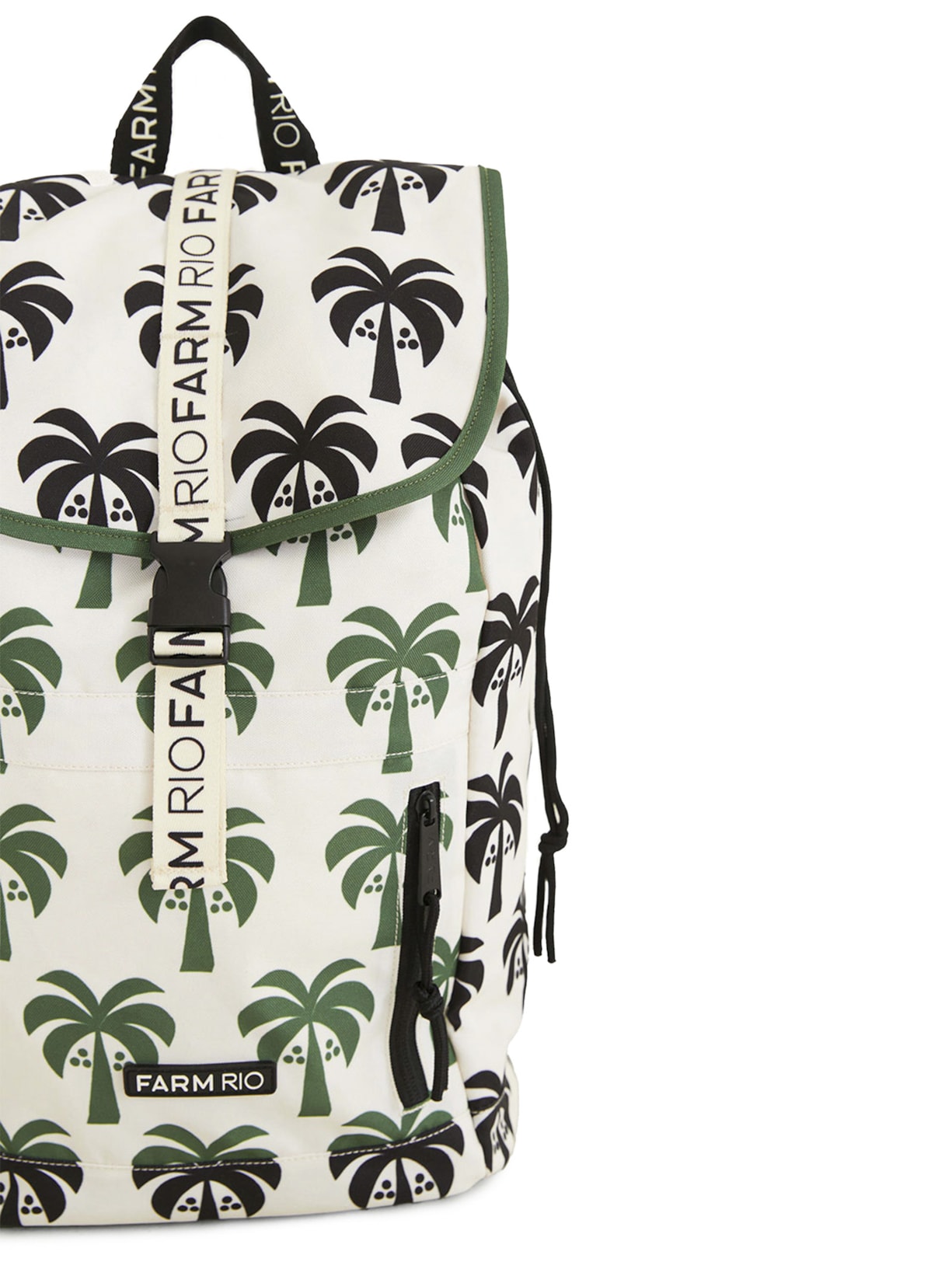 Mochila Feminina Coisa Nossa Mix Coqueiro Gráfico Branco Farm Etc