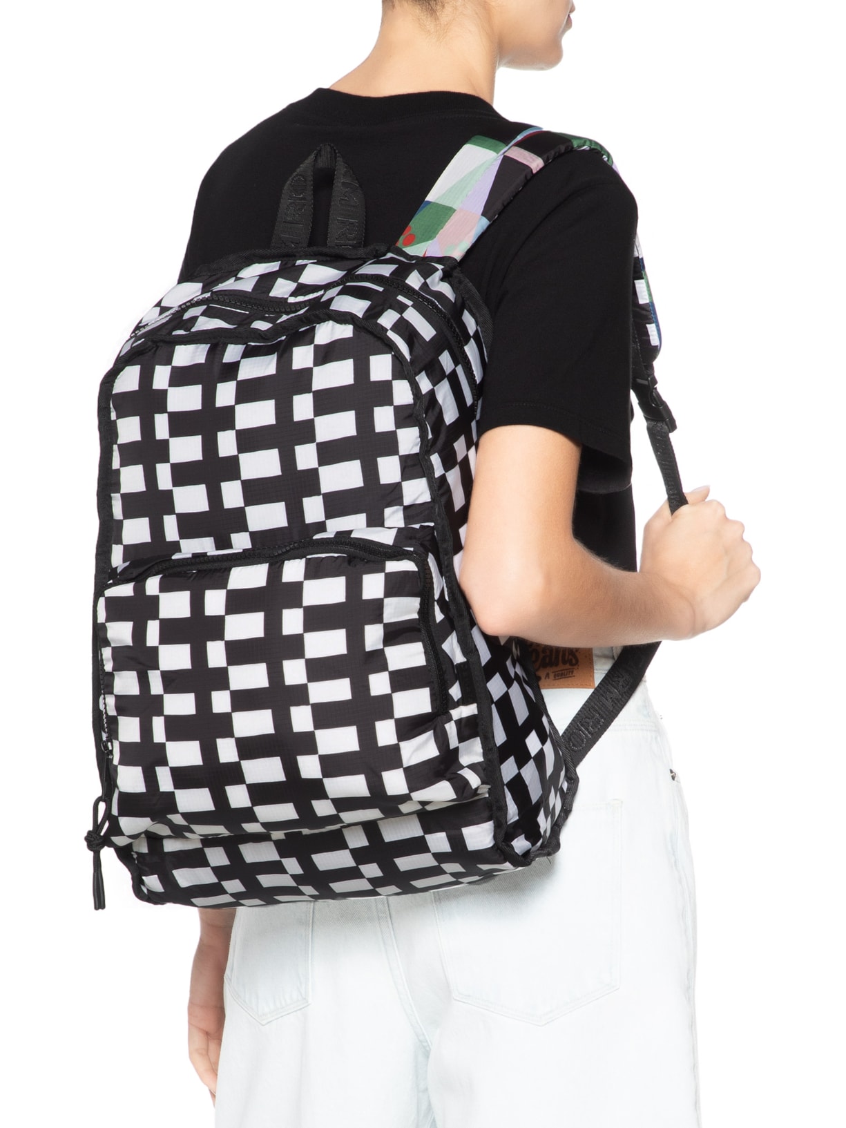 Mochila Feminina Dupla Face Recanto Dos Coqueiros Preto Farm Etc