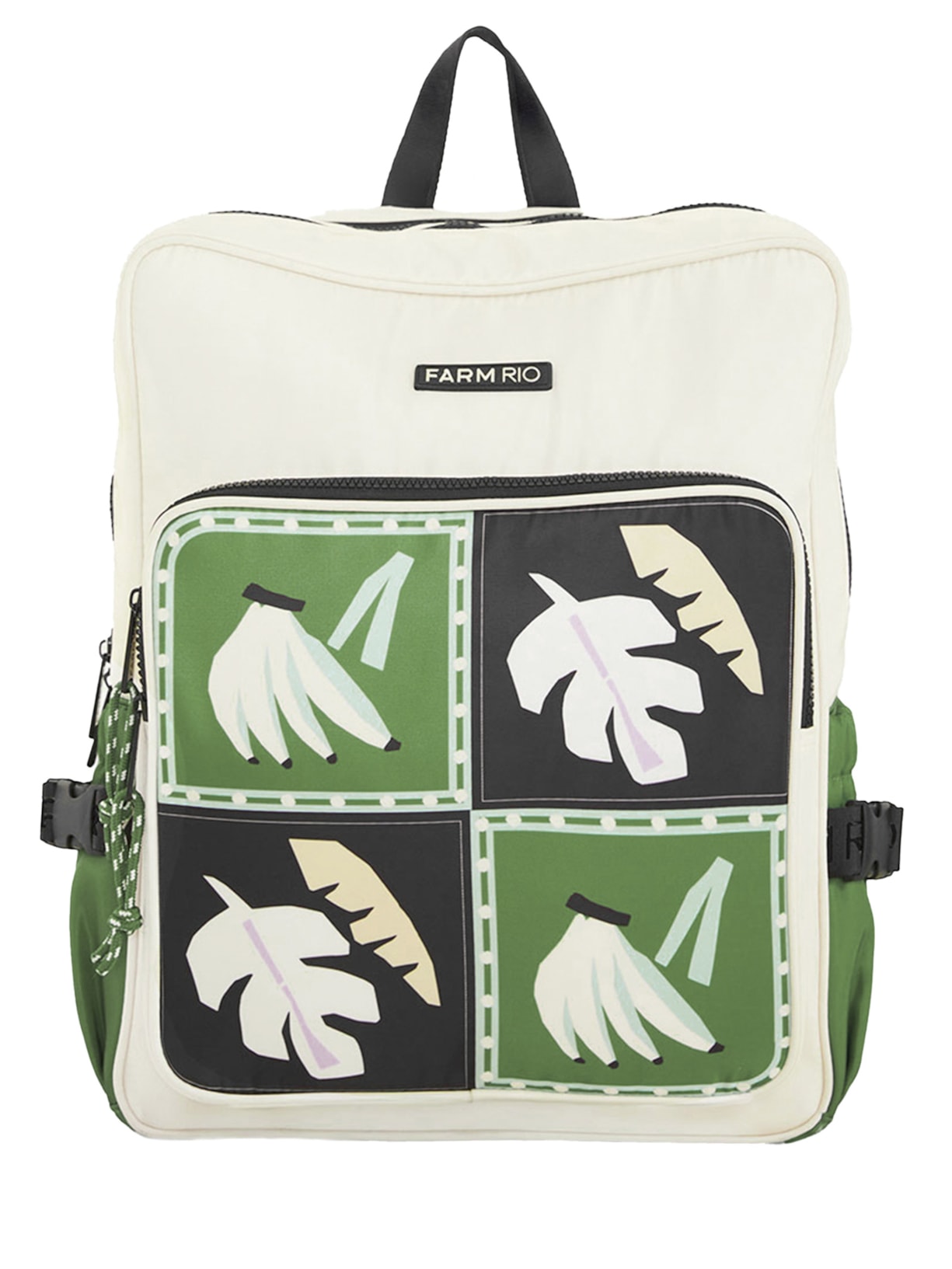 Mochila Feminina Ginga Lenço Brasil - Branco