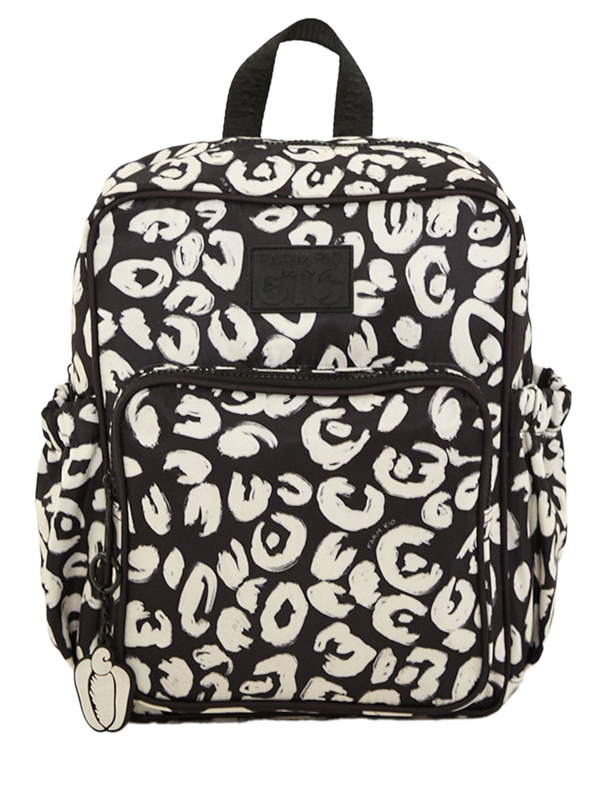 Mochila Feminina Ginga M Onça Decorada Animal Print Farm Etc