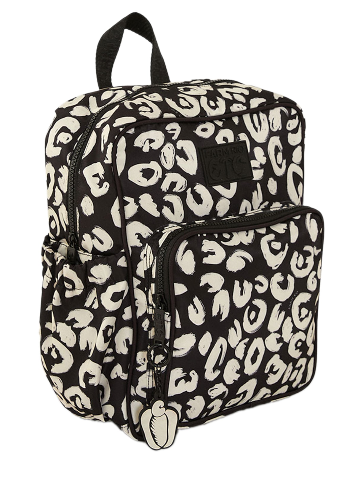 Mochila Feminina Ginga M Onça Decorada Animal Print Farm Etc