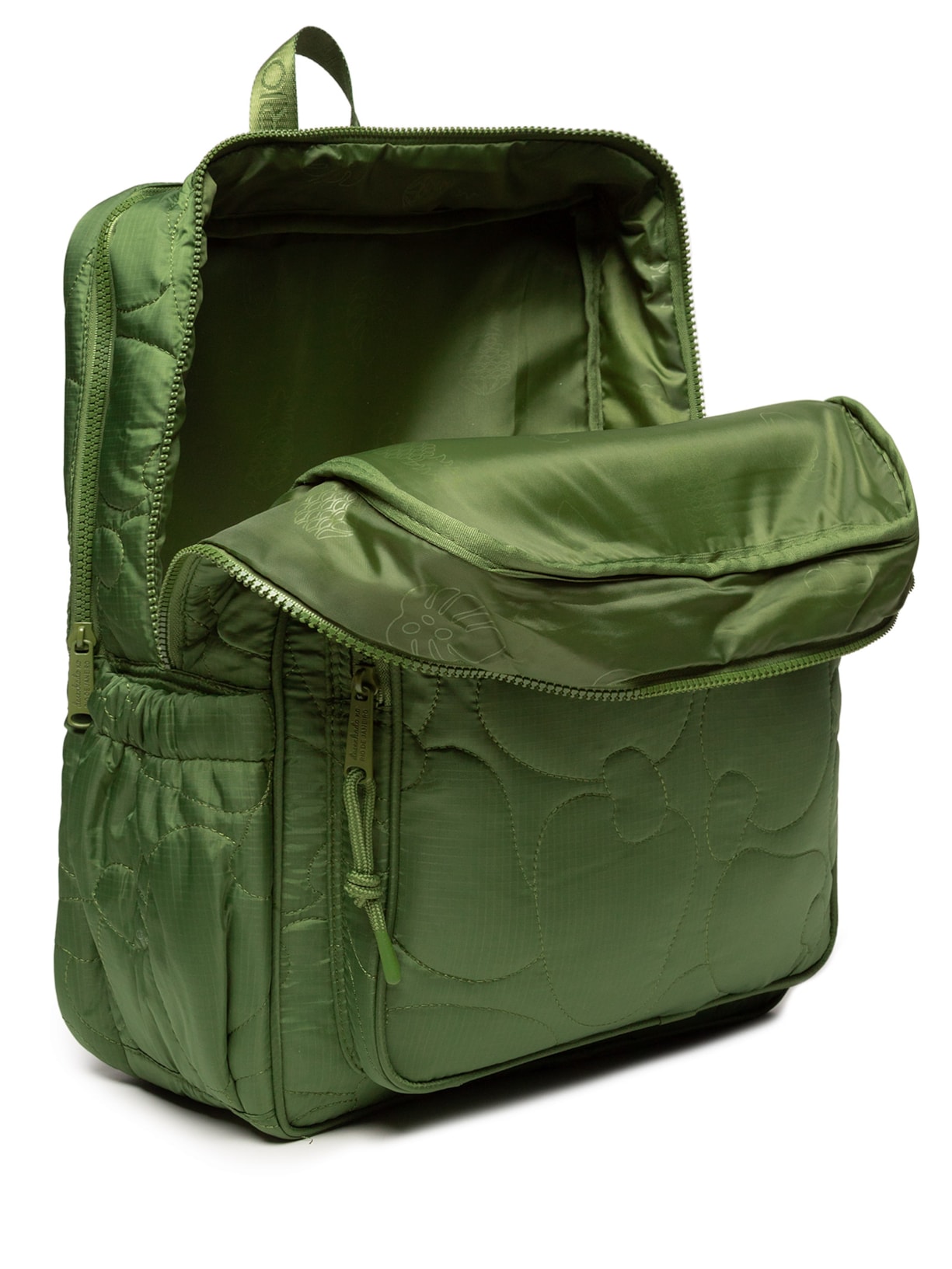 Mochila Feminina Ginga Puffer Verde Farm Etc