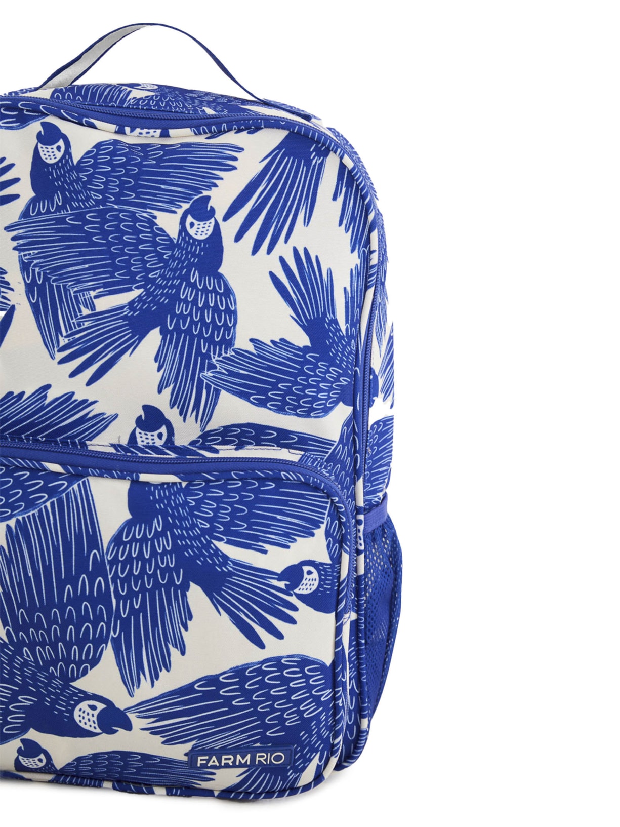 Mochila Feminina Me Leva Voo Das Araras  Azul Farm Etc