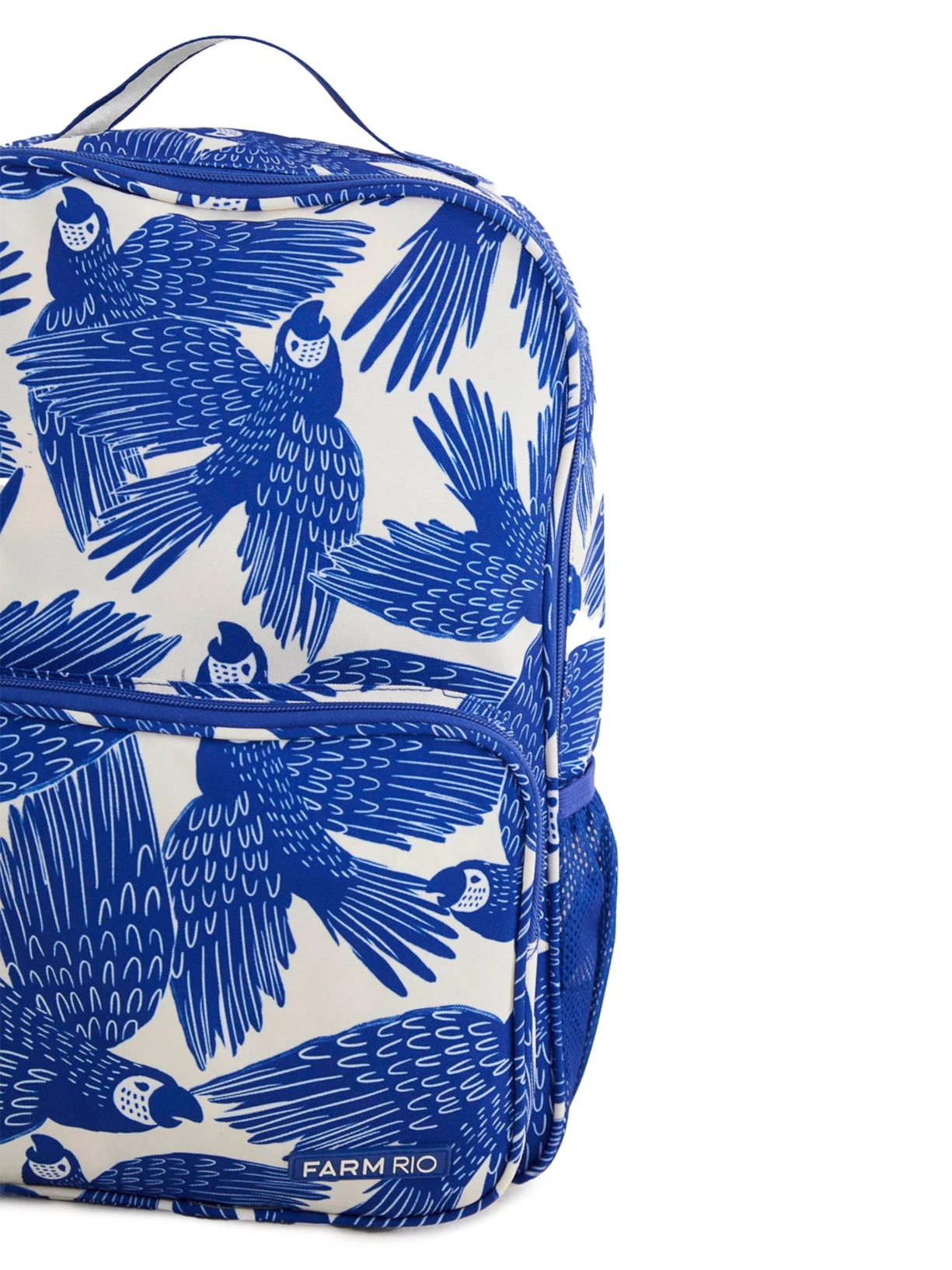 Mochila Feminina Me Leva Voo Das Araras  Azul Farm Etc