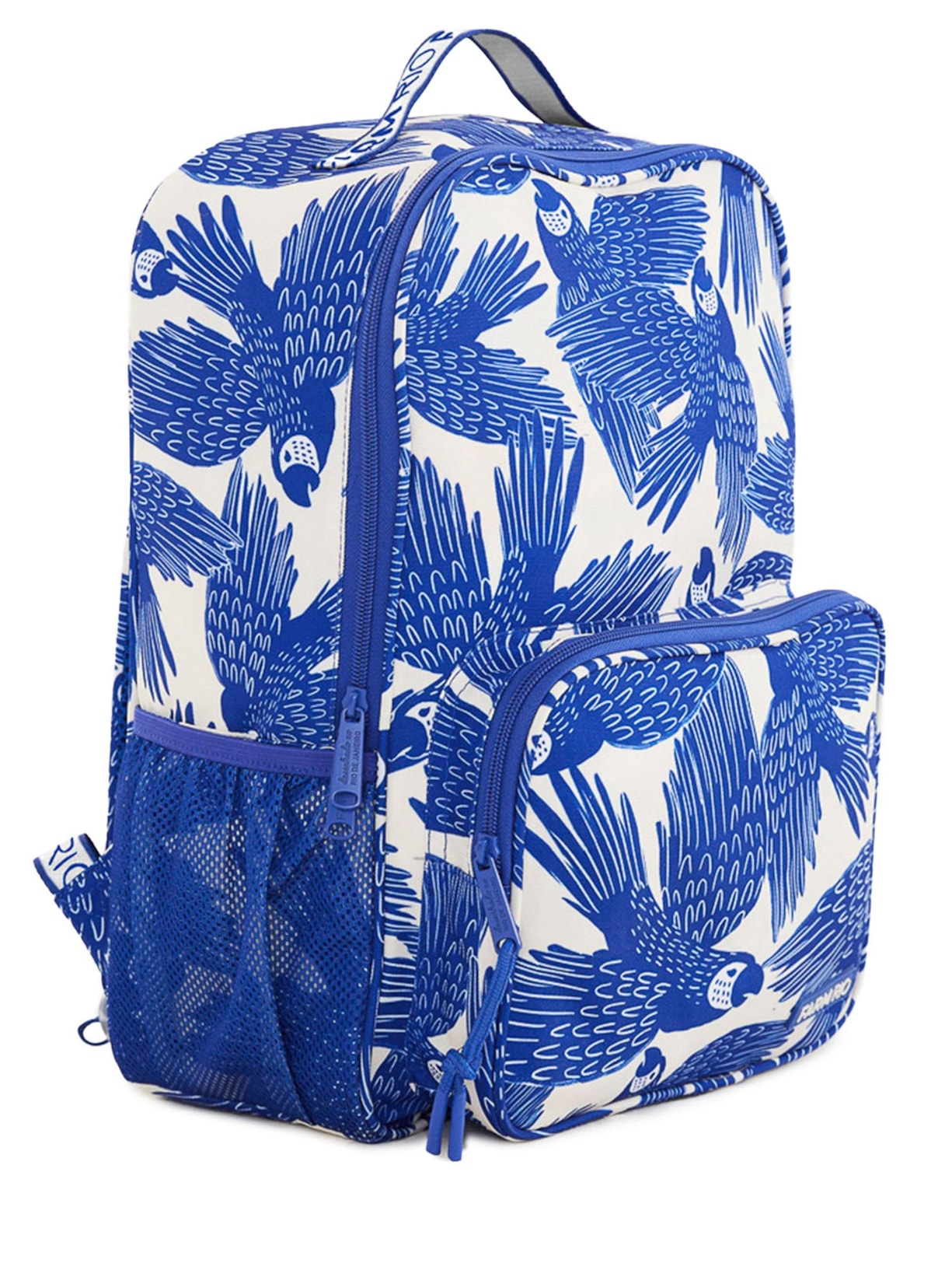 Mochila Feminina Me Leva Voo Das Araras  Azul Farm Etc