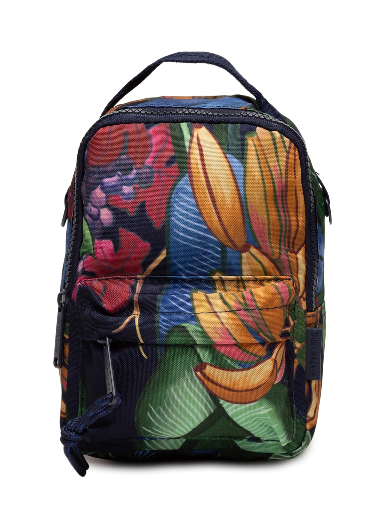 Mochila Feminina Mini Borogodó Banana Uva - Preto