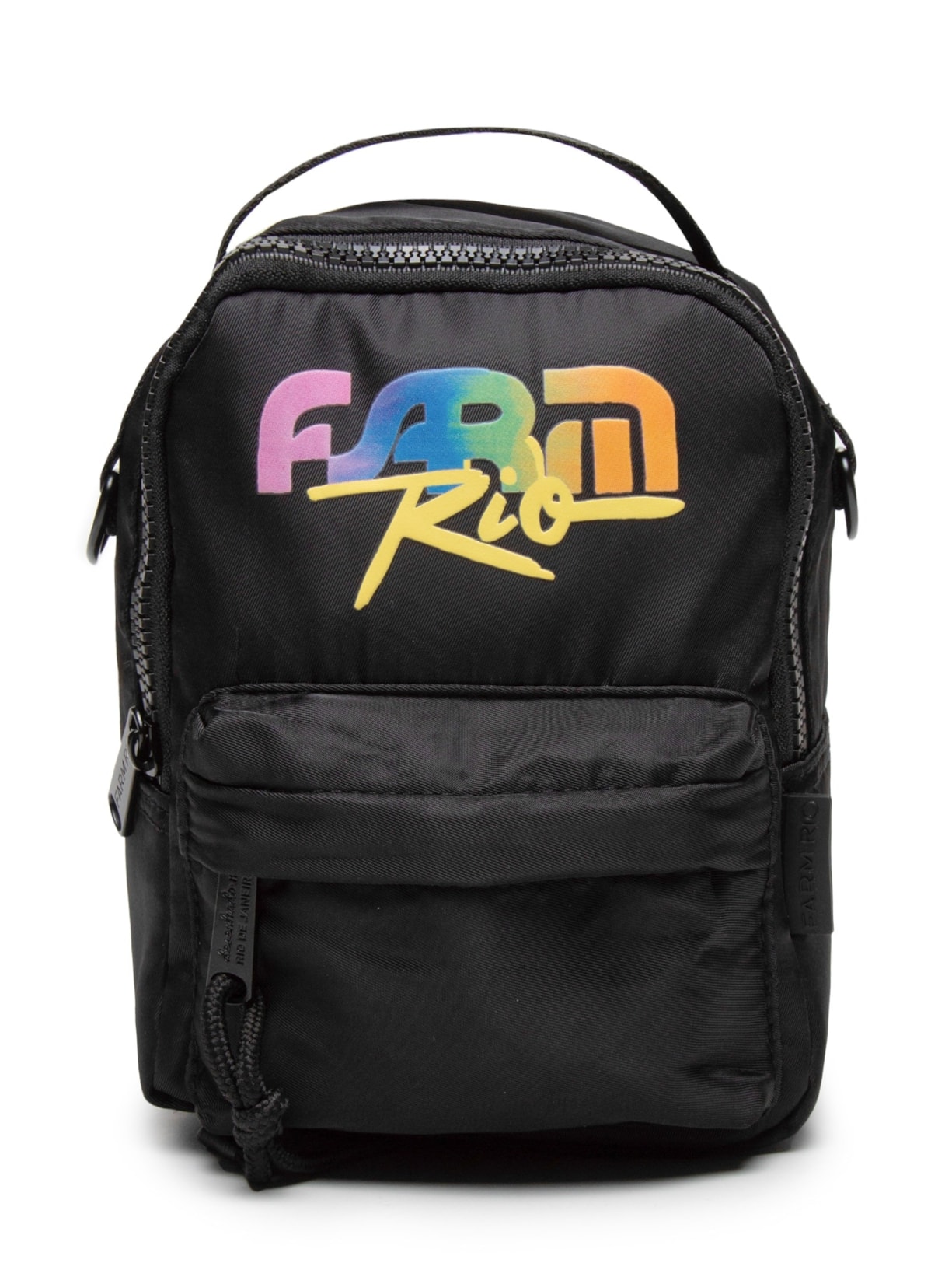 Mochila Feminina Mini Borogodó Fantasia - Preto