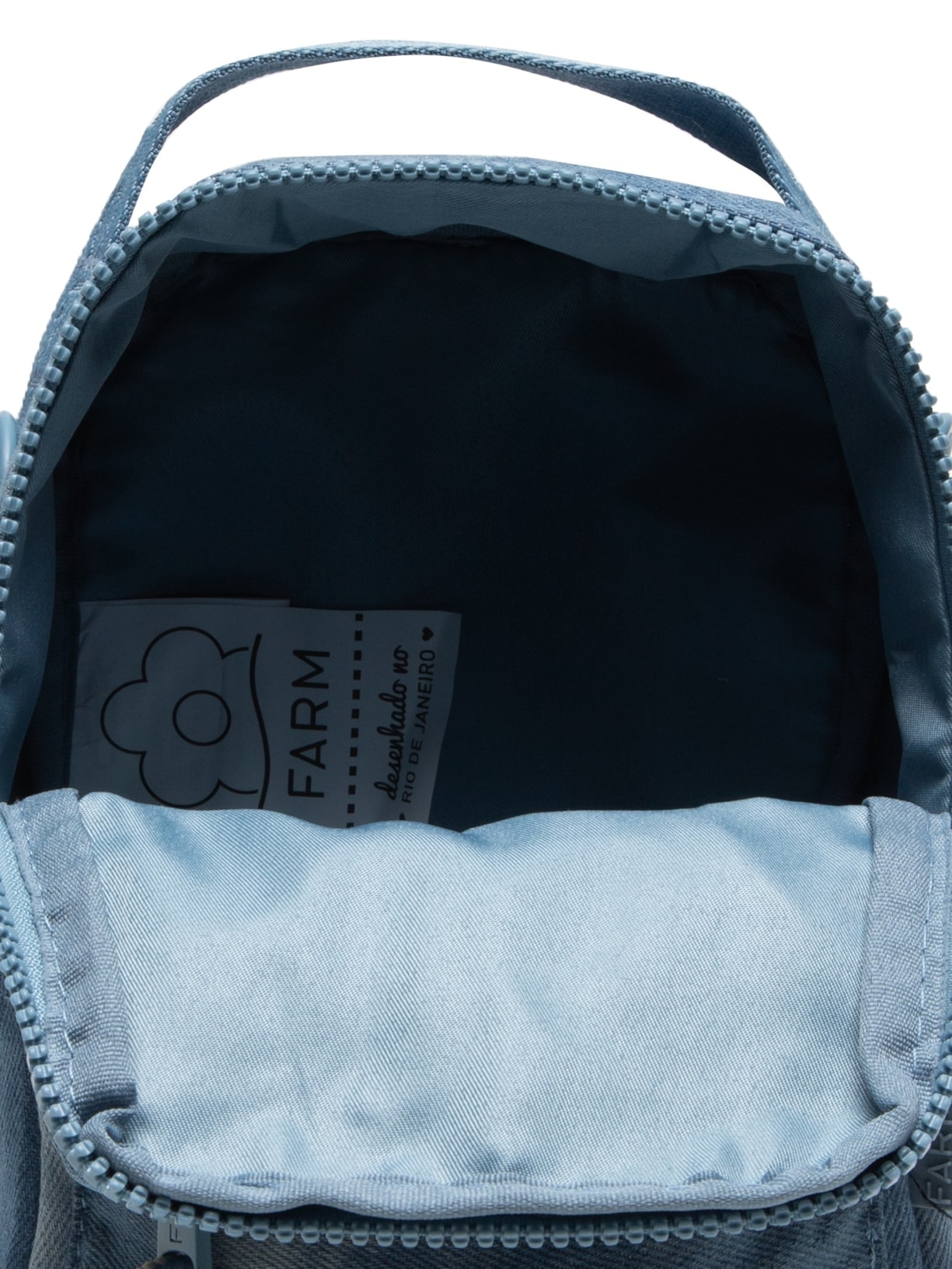 Mochila Feminina Mini Borogodó Rio Jeans Azul Farm Etc