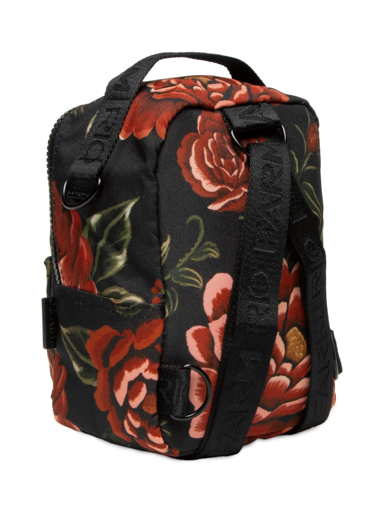 Mochila Feminina Mini Borogodó Rosália Preto Farm Etc