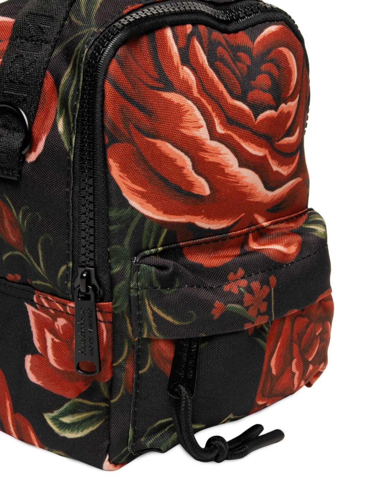 Mochila Feminina Mini Borogodó Rosália Preto Farm Etc