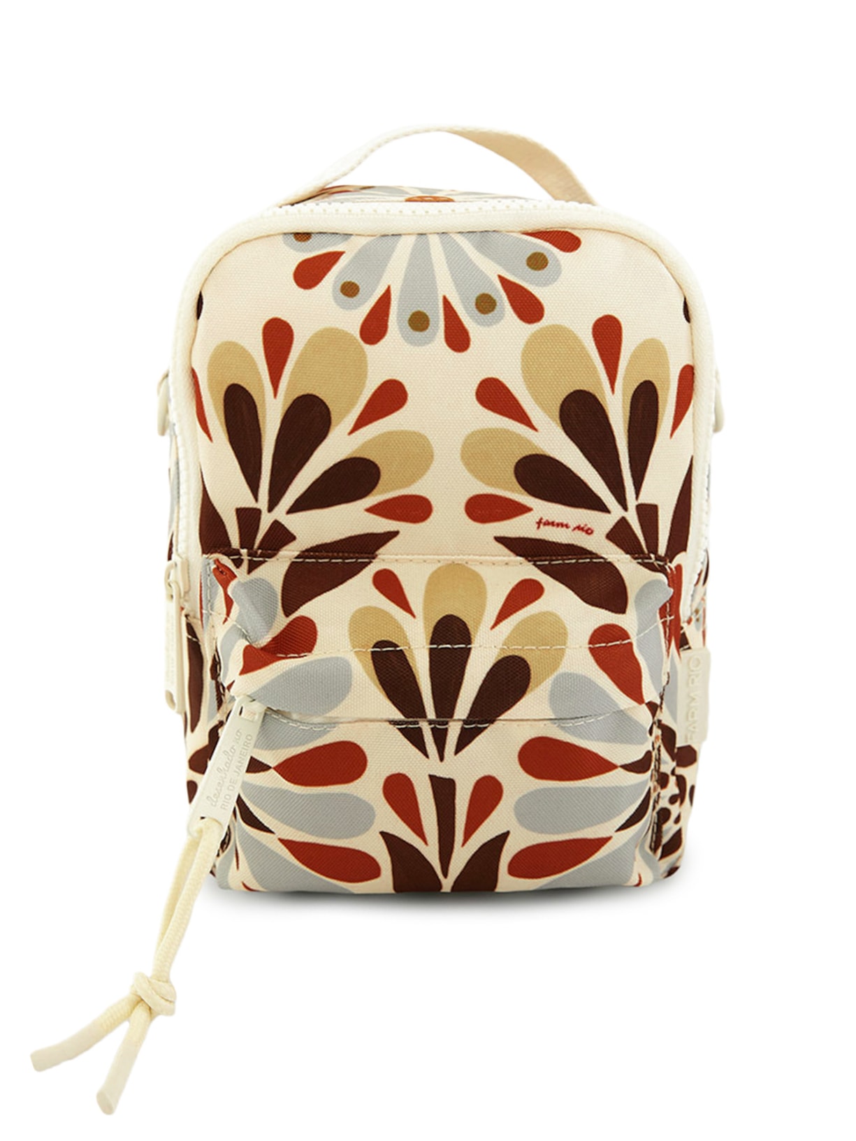 Mochila Feminina Pequena Borogodó Florejo Off White Farm Etc
