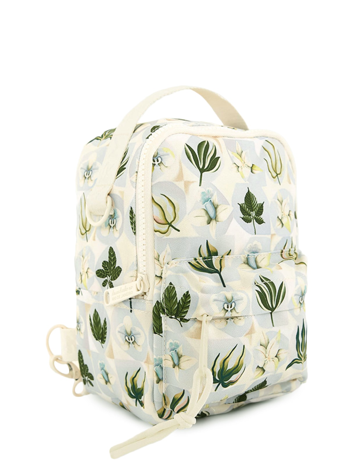 Mochila Feminina Pequena Borogodó Verano Off White Farm Etc