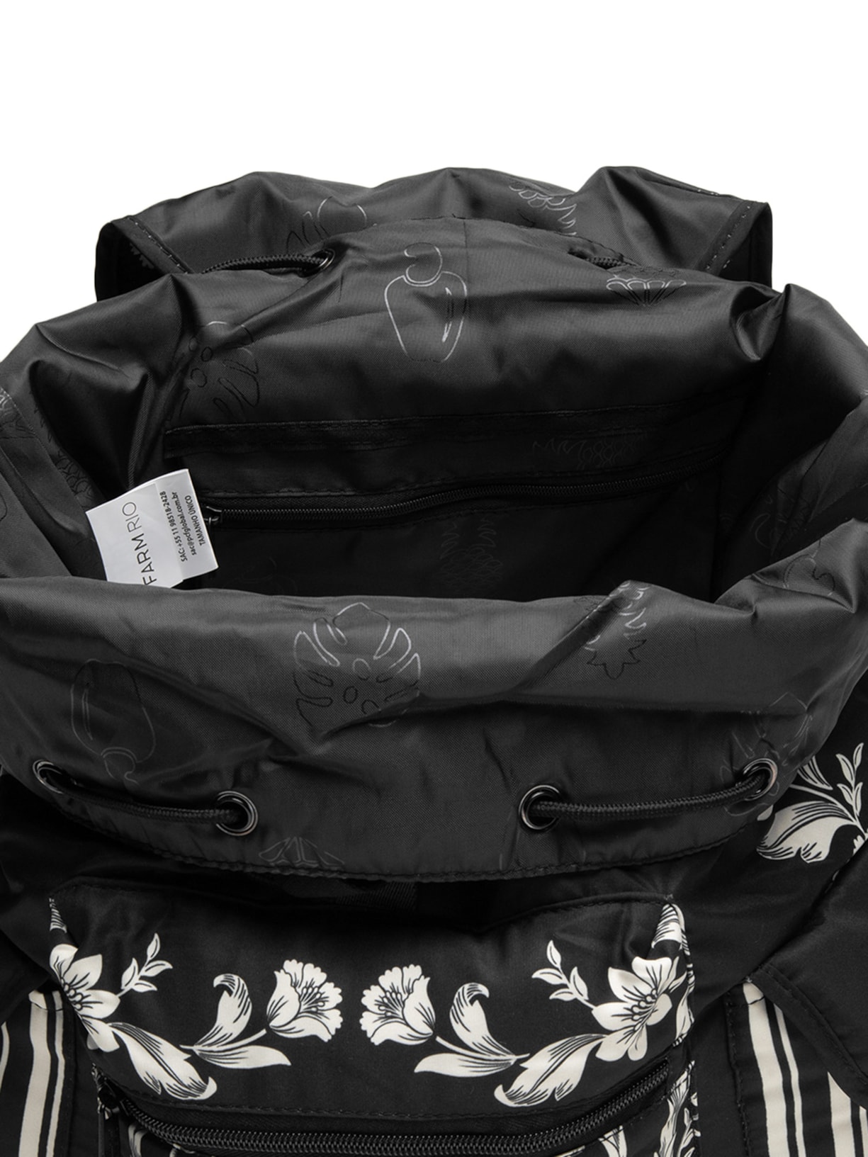 Mochila Feminina Pipoca Farm Guanacaste Preto Farm Etc
