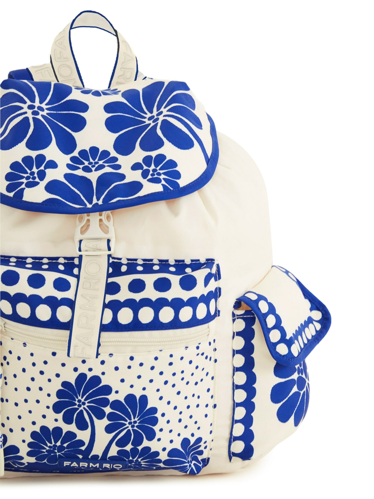 Mochila Feminina Pipoca Palermo Branco Farm Etc