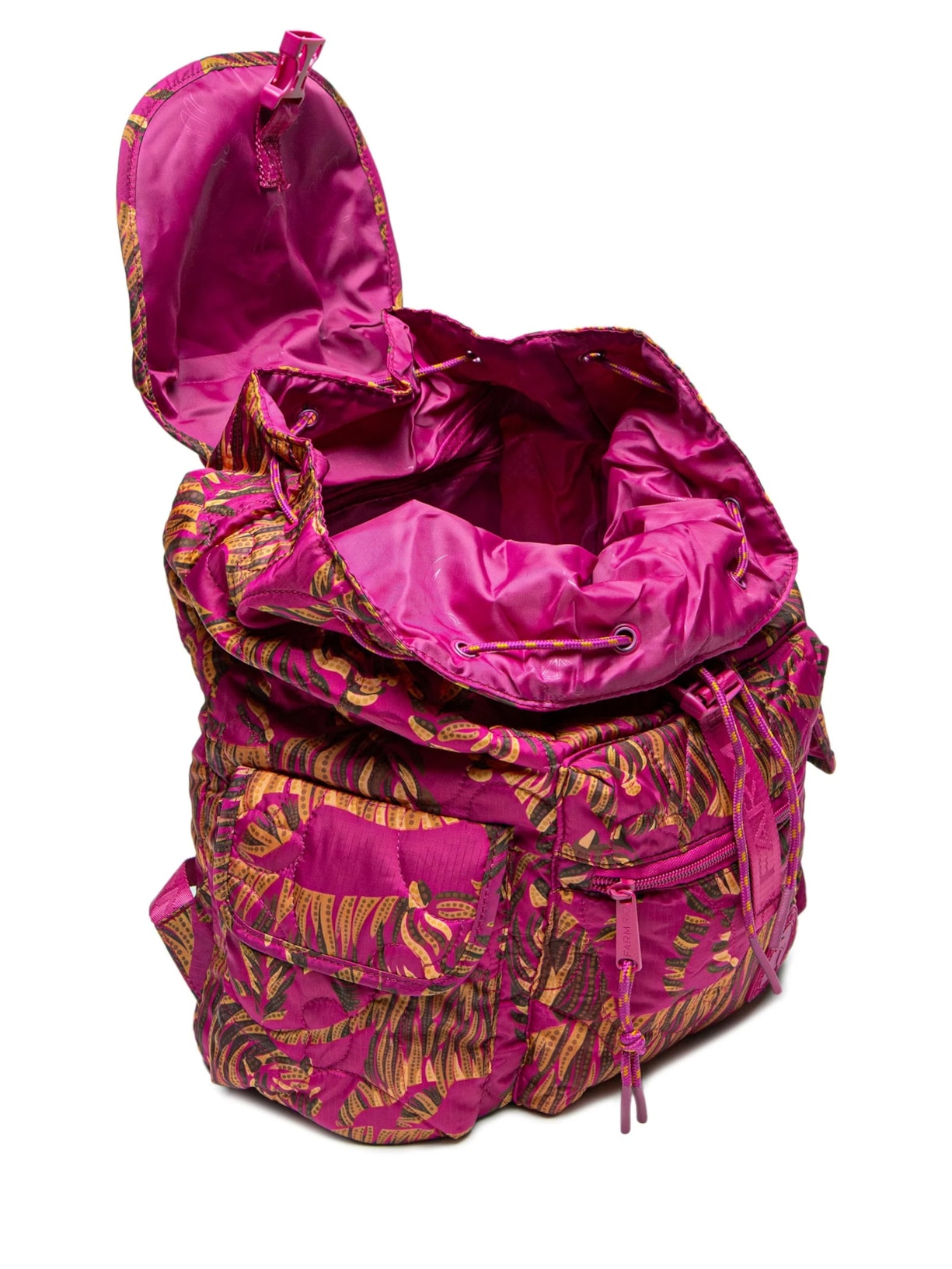 Mochila Feminina Pipoca Puffer Céu De Tigre Rosa Farm Etc