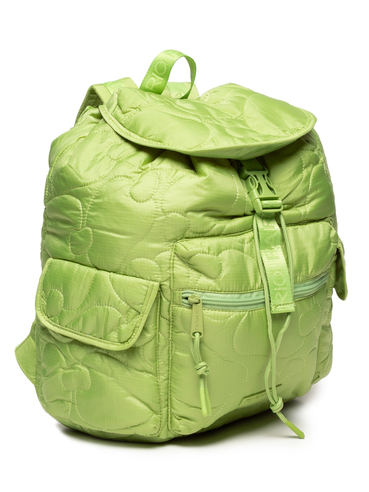 Mochila Feminina Pipoca Puffer Verde Farm Etc