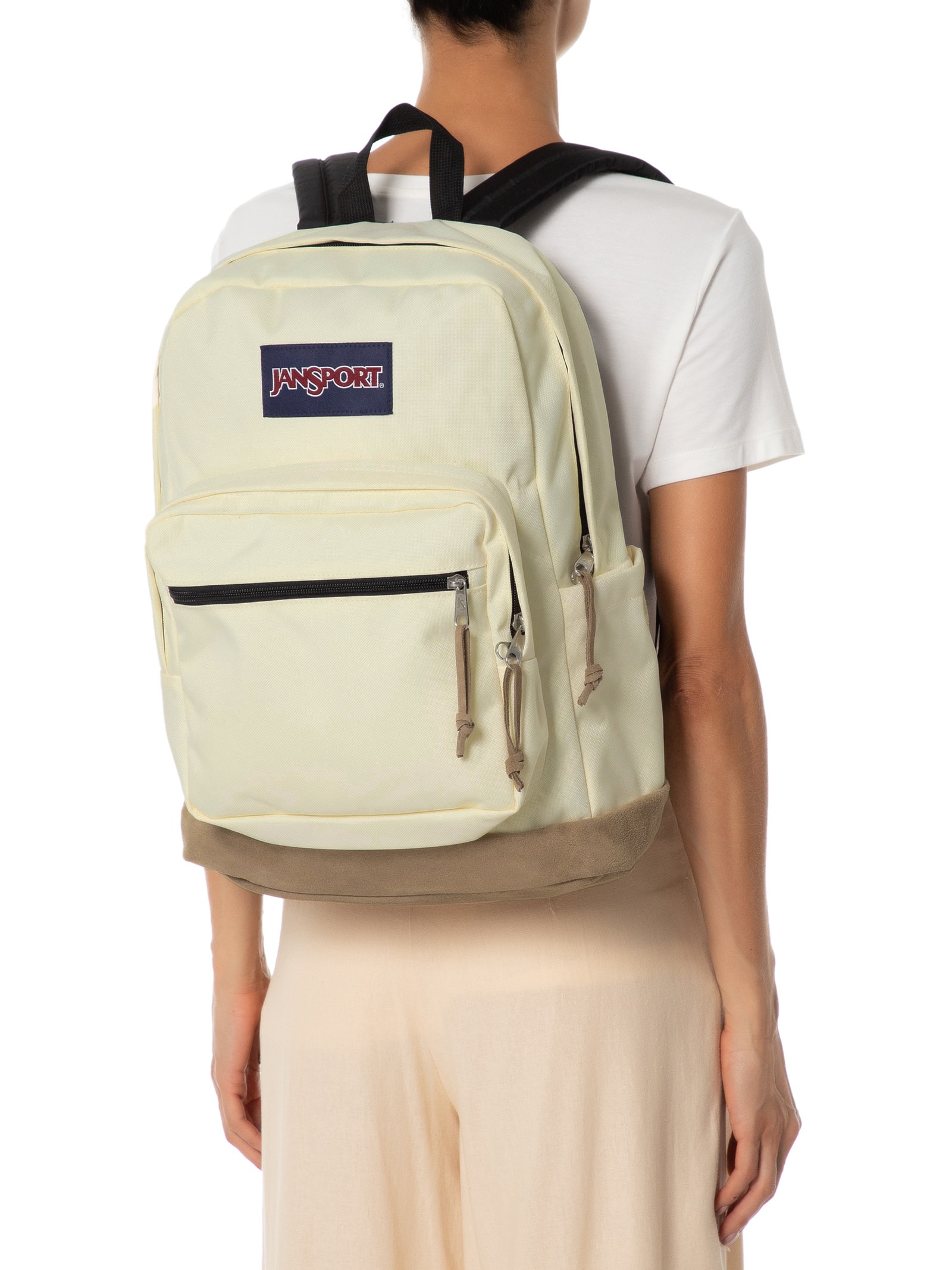 Jansport - Mochila Feminina Right Pack - Off White