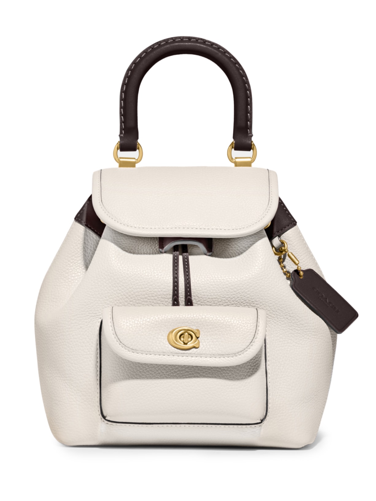 Mochila Feminina Riya 21 Bege Coach