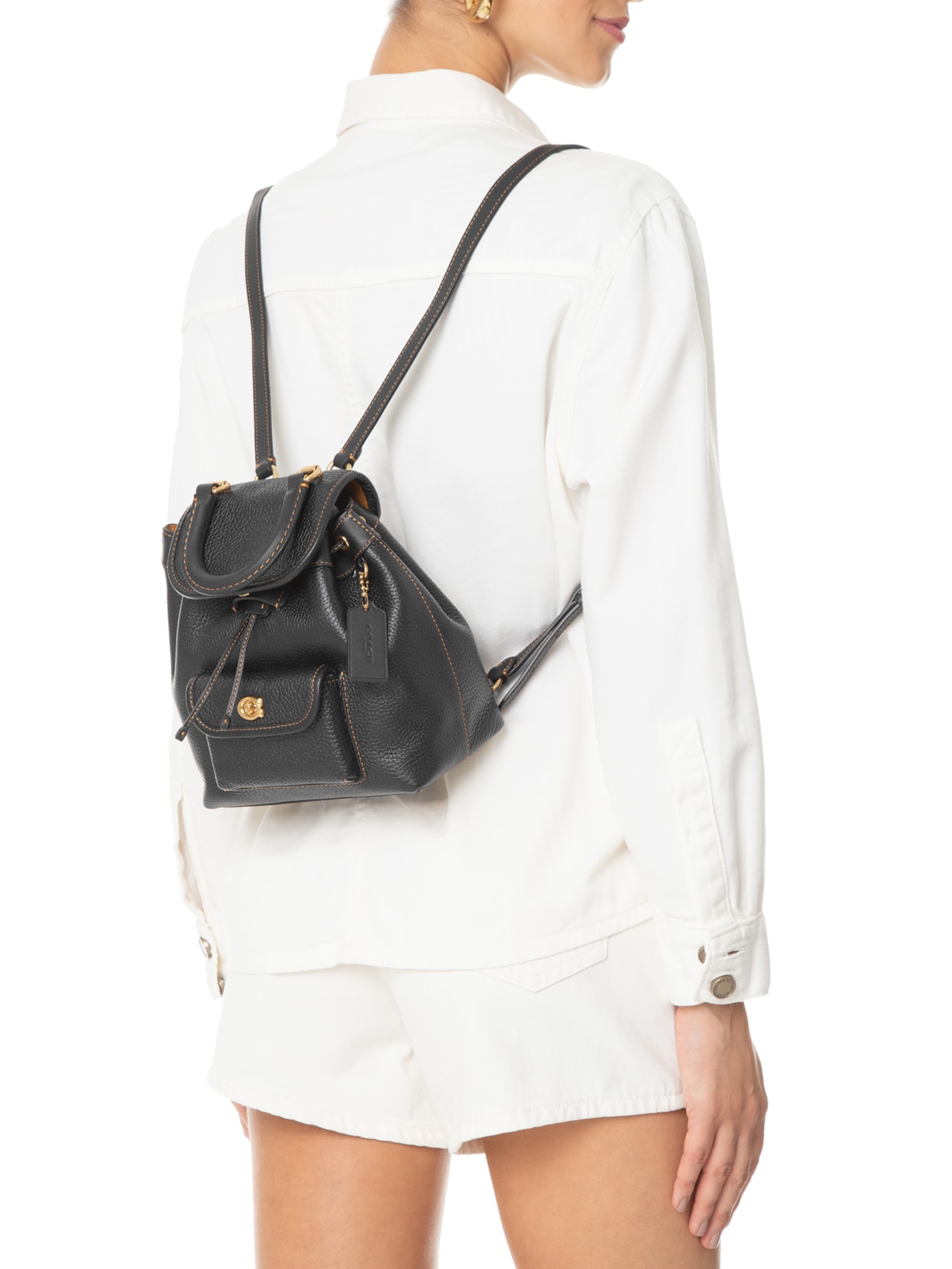 Mochila Feminina Riya 21 Preto Coach