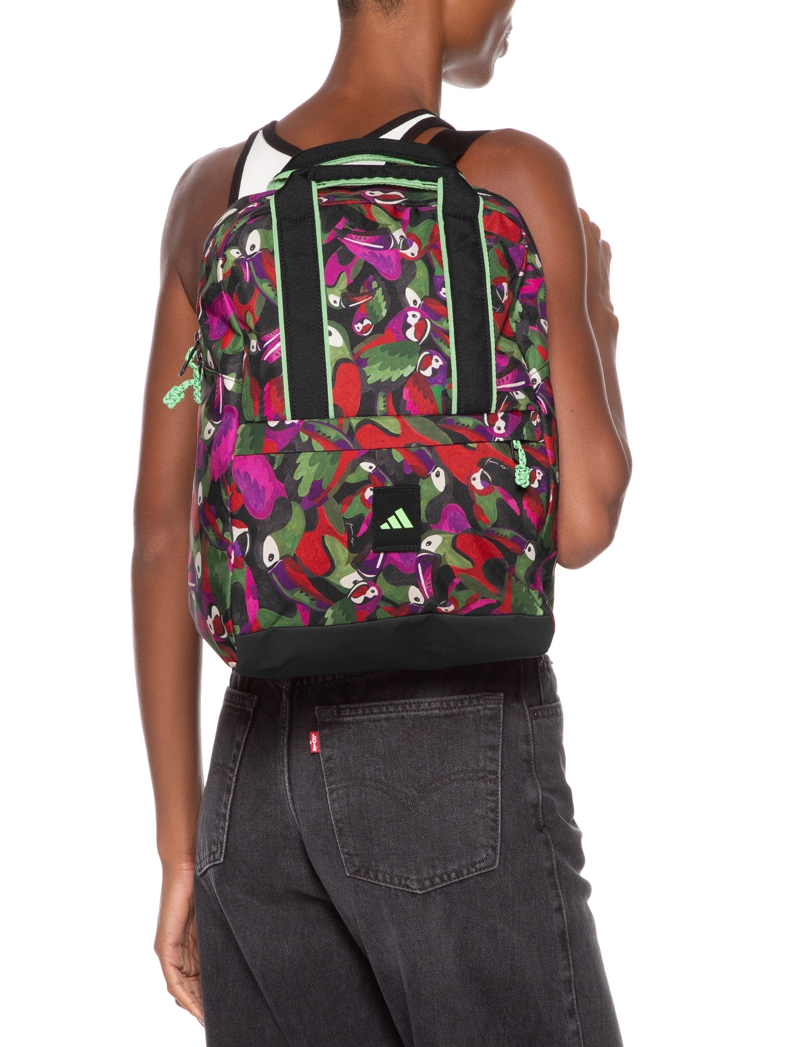 lily_Sa出品！ Mochila Feminina - Rosa - Adidas + Farm