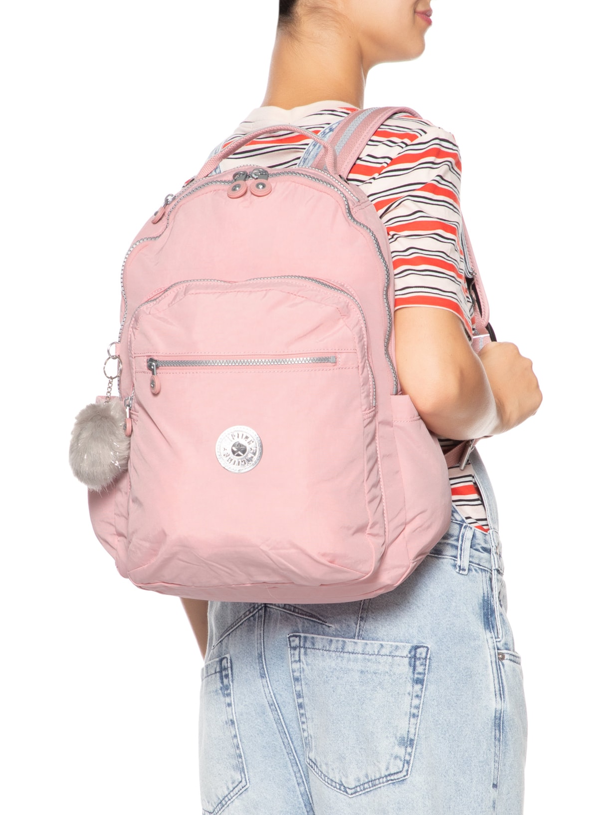 Mochila Feminina Seoul Rosa Kipling